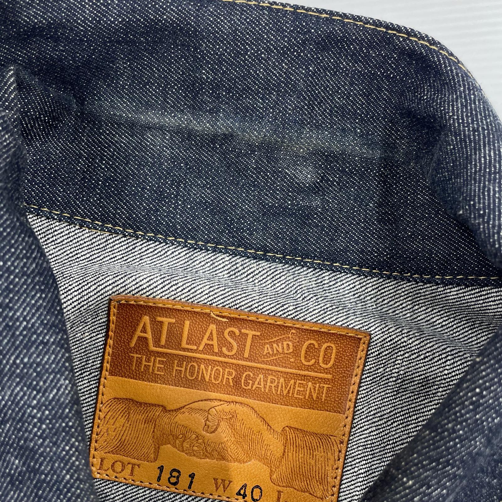 デニムジャケット ATLAST & CO. Lot 181 1st Type デニムジャケット 40 ネイビー