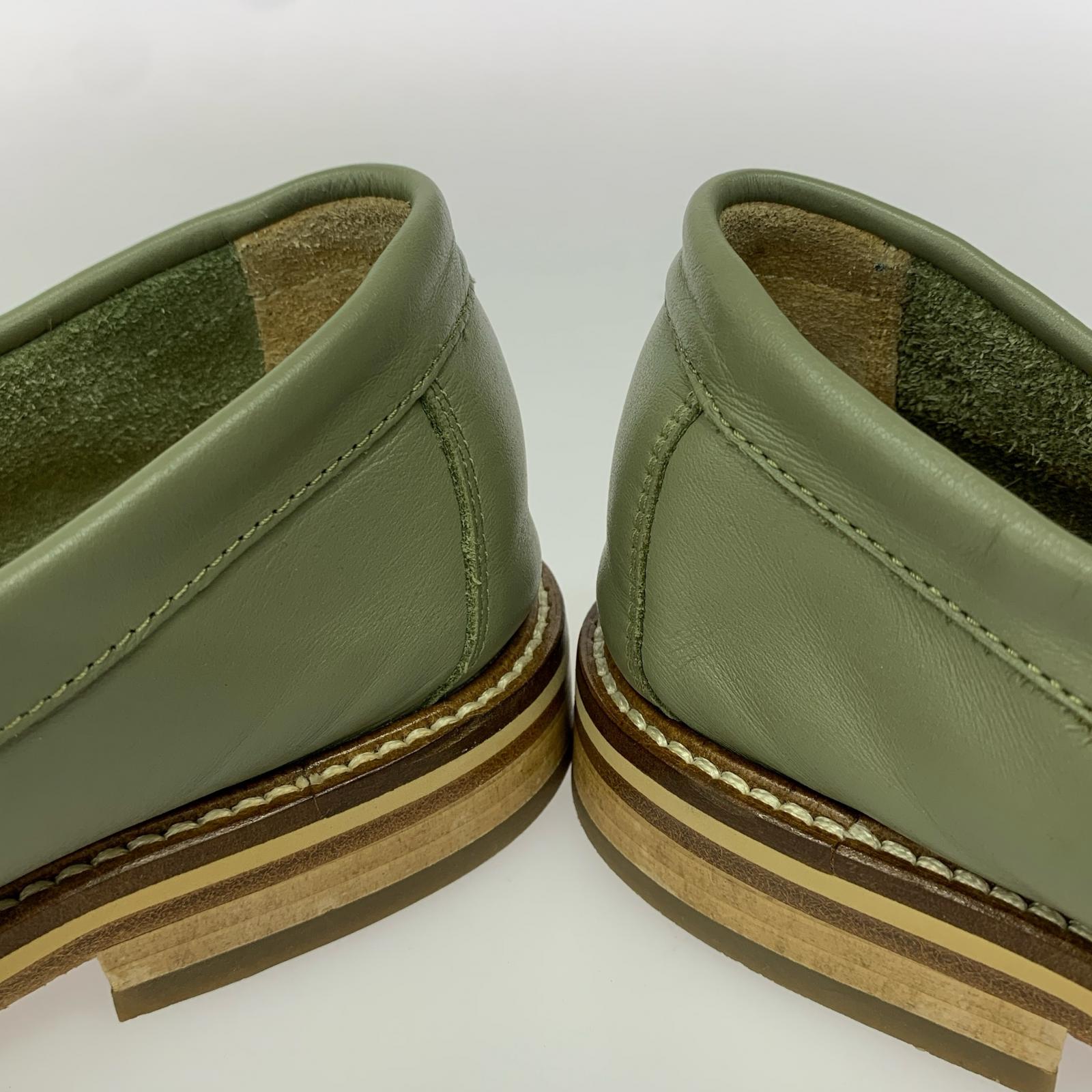 スニーカー aime leon dore Teverna Loafers カーキ