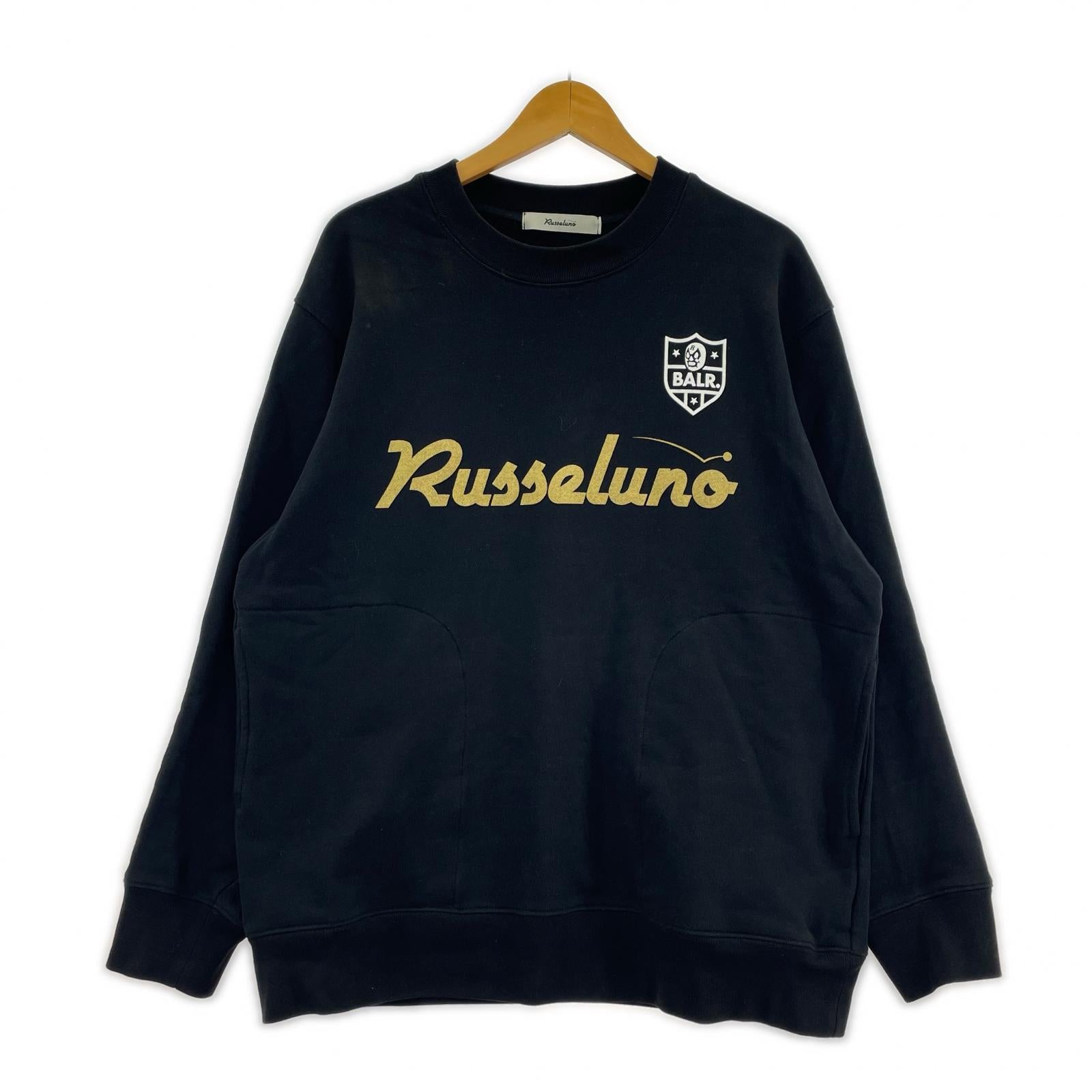 スウェット BALR. x Russeluno スウェット 黒 5 5 ブラック