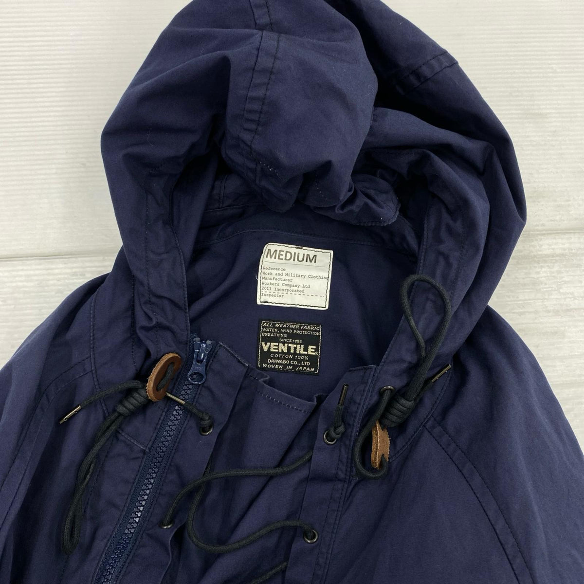 ジャケット WORKERS N-2 N2 PARKA ネイビー (M) M ネイビー