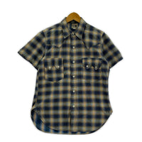 半袖シャツ S/S チェック ウエスタンシャツ SIZE:14