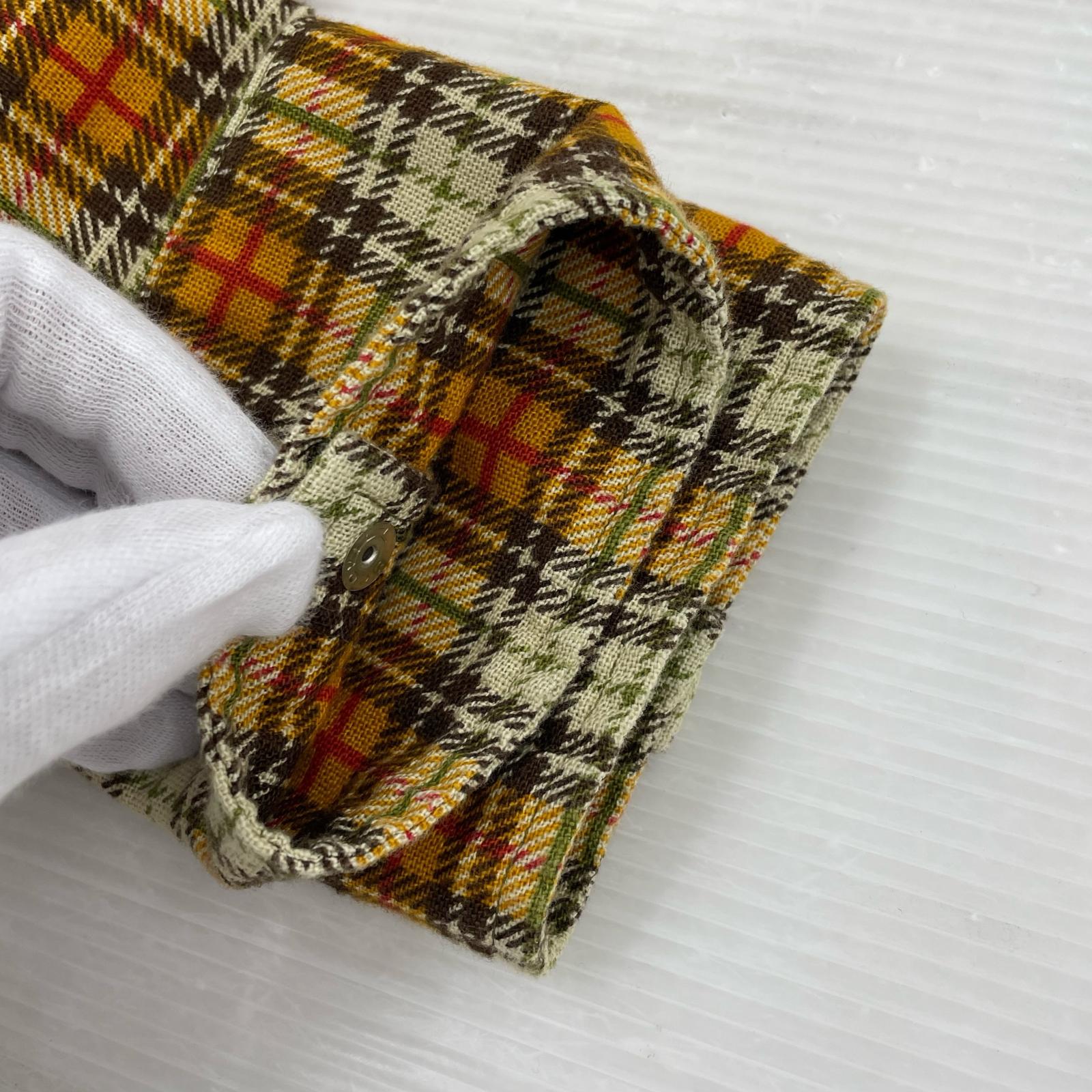 長袖シャツ TAXI DRIVER PRINTED COTTON CHECK SHIRT