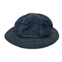 ハット DENIM ARMY HAT SIZE:7 3/4 ネイビー