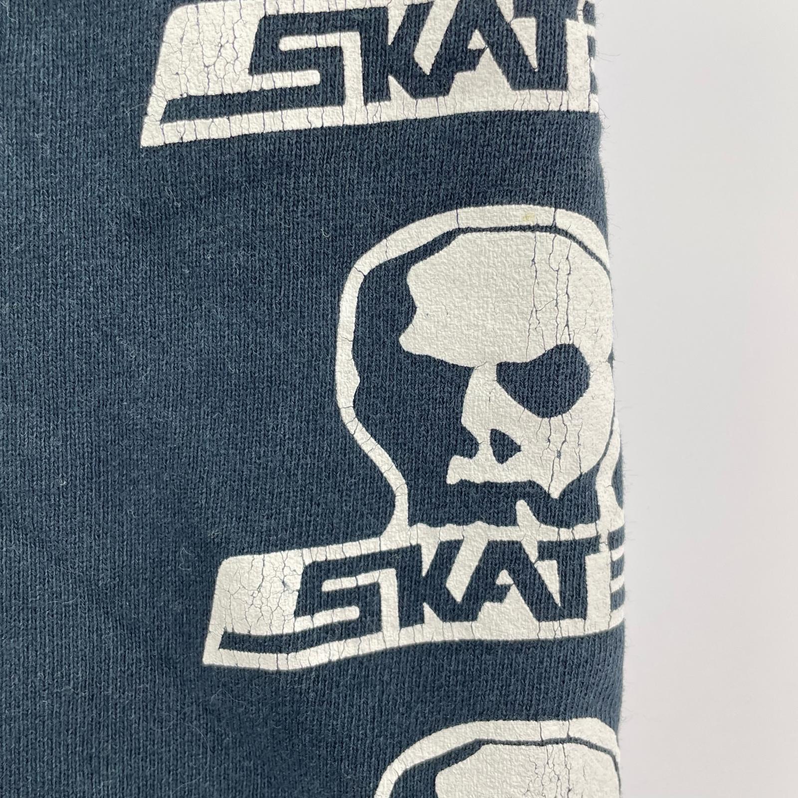 パーカー 90s SKULL SKATES パーカー 黒 ブラック