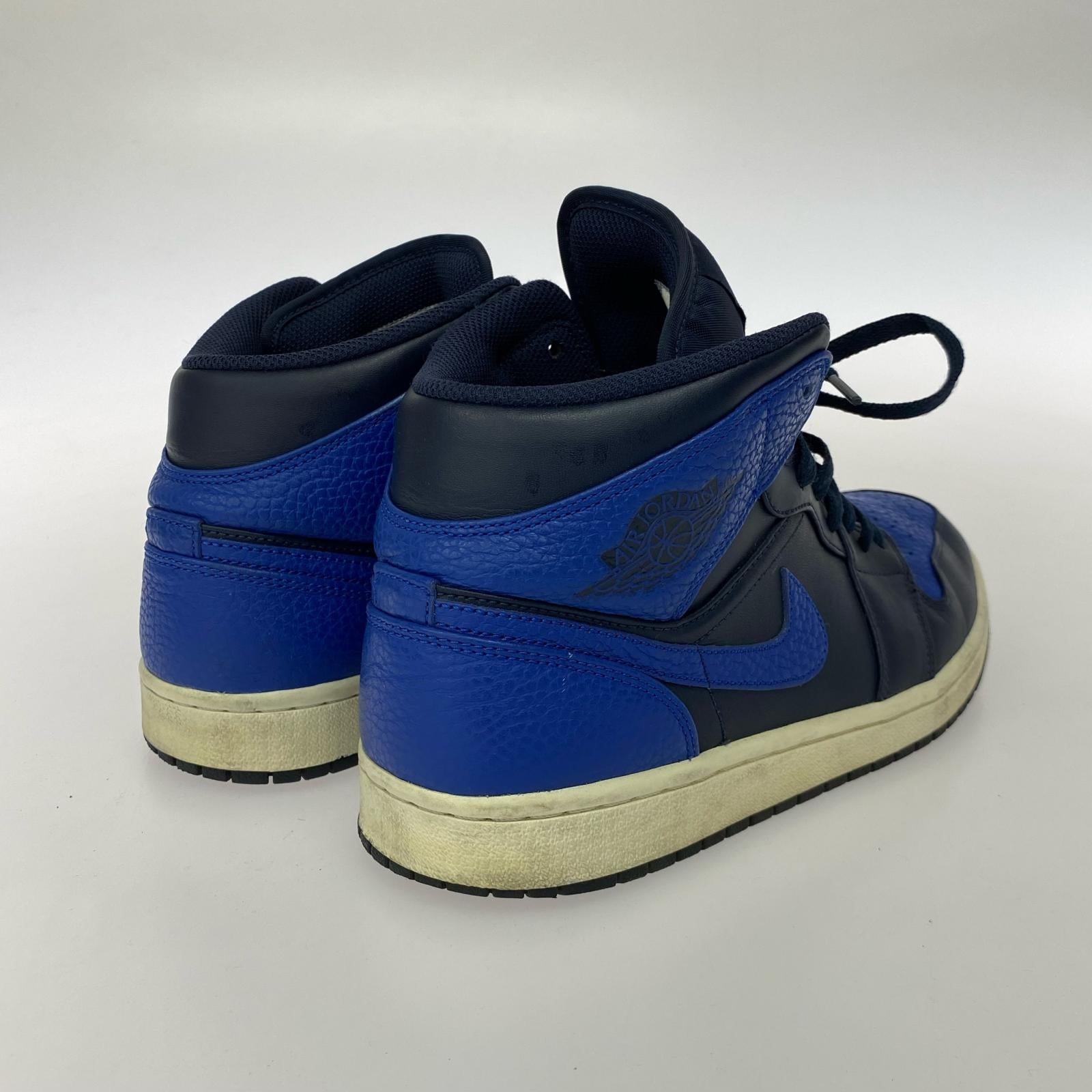 スニーカー AIR JORDAN 1 MID BLU (27.5) 27.5cm (US9 1/2 UK9 EU45) ブルー