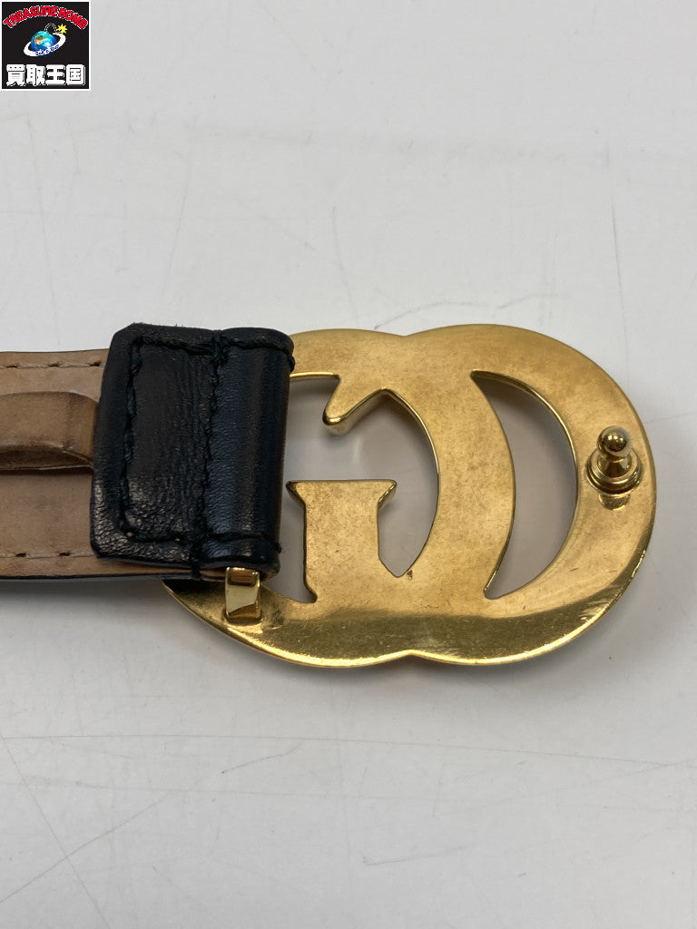 GUCCI ダブルGバックルベルト BLK