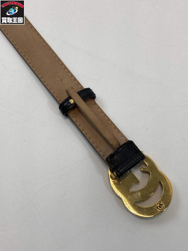 GUCCI ダブルGバックルベルト BLK