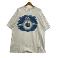 半袖Tシャツ 90s THE FAR SIDE サンタ×トナカイ クラッシュプリントTee XXL ホワイト ホワイト