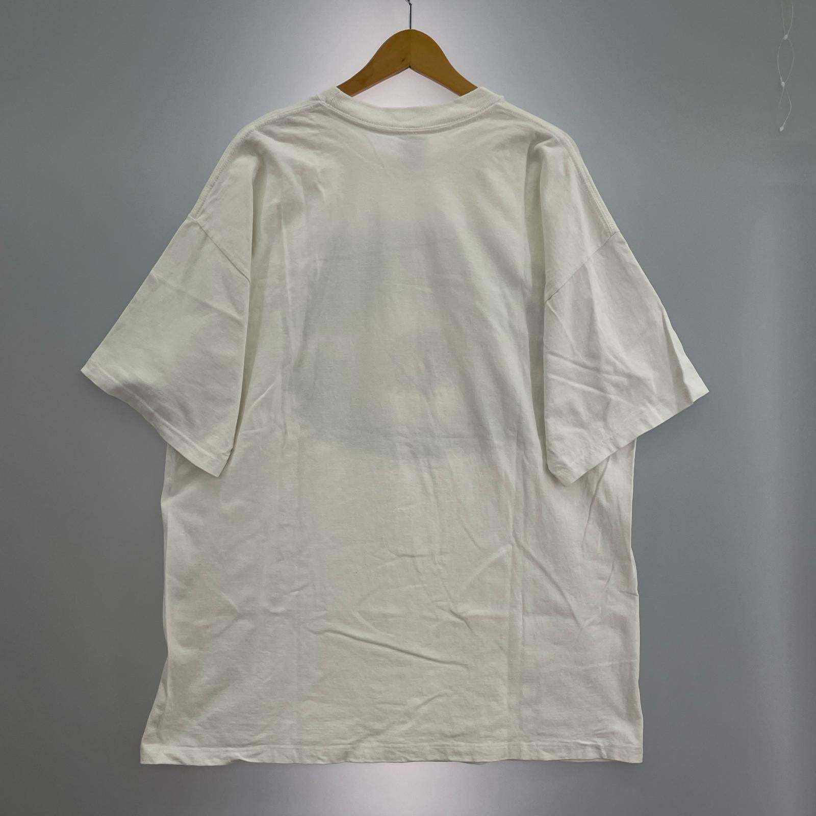 半袖Tシャツ 90s THE FAR SIDE サンタ×トナカイ クラッシュプリントTee XXL ホワイト ホワイト