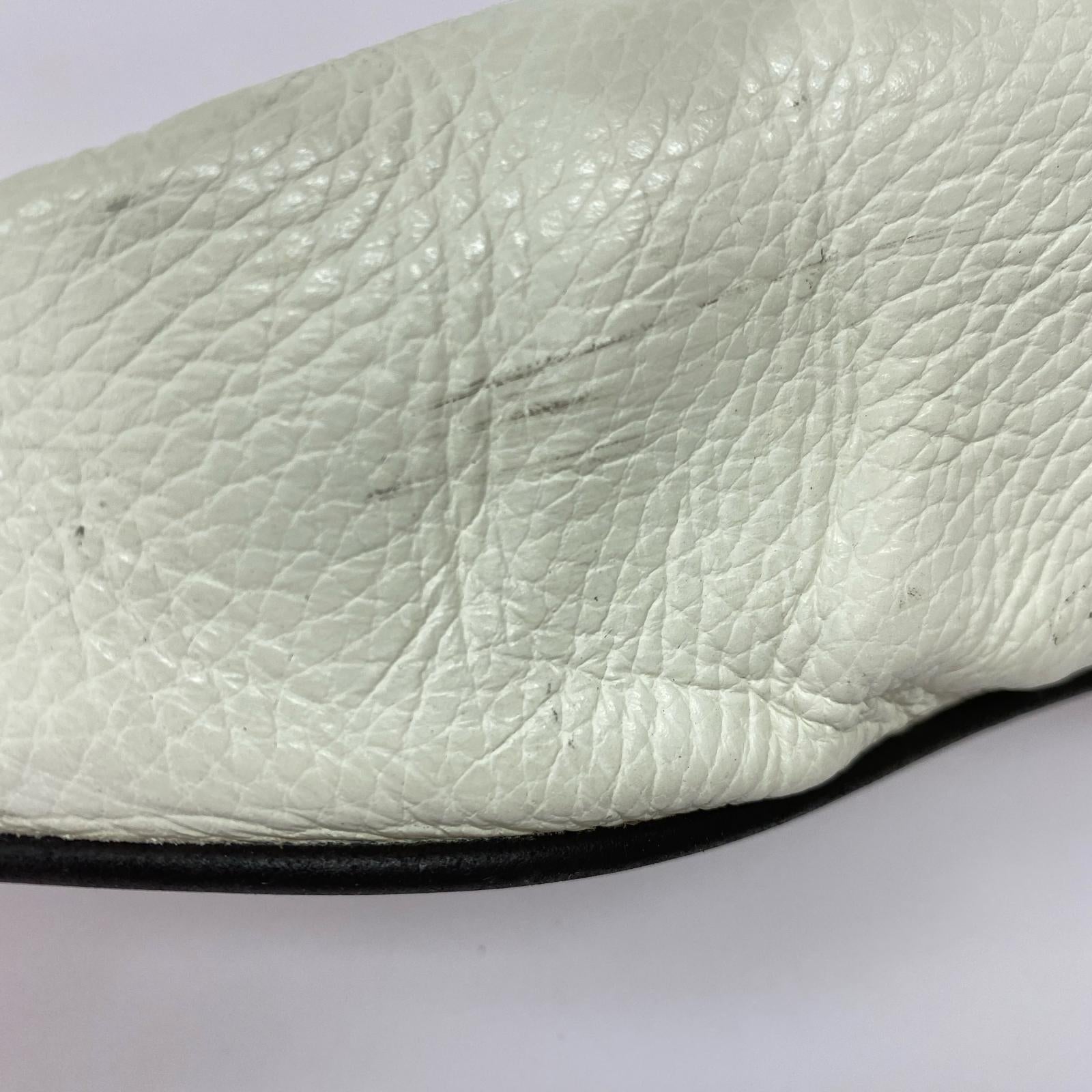 シューズ Jacques Soloviere GRAINED CALF WHITE MATTHIEU マチュー フラットシューズ 43 ホワイト