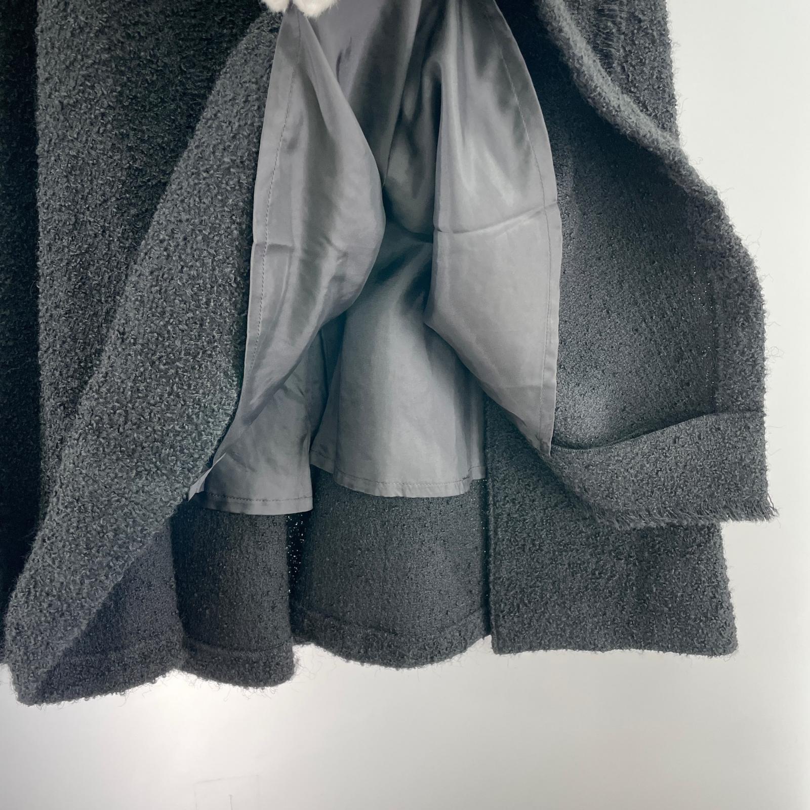 ロングスカート HALF WAIST SHIRRING SKIRT S BLK S ブラック