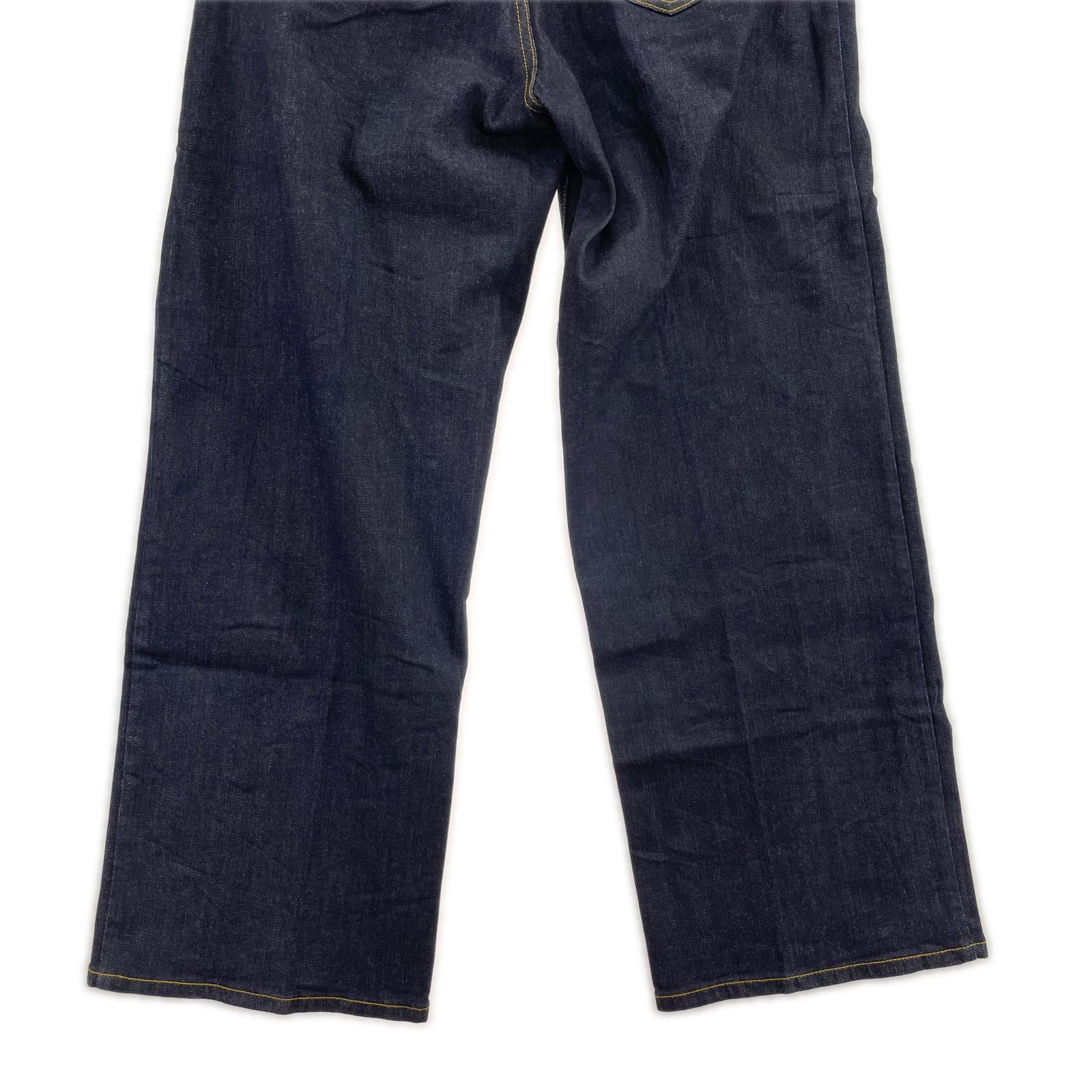 デニムパンツ 9.75ozデニムワイドパンツ 40 IND