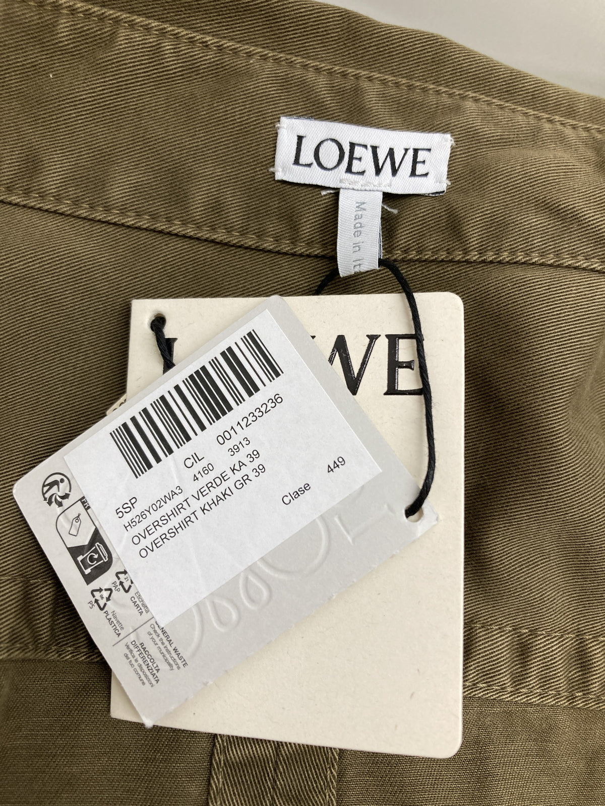 LOEWE コットンオーバーシャツ (39)
