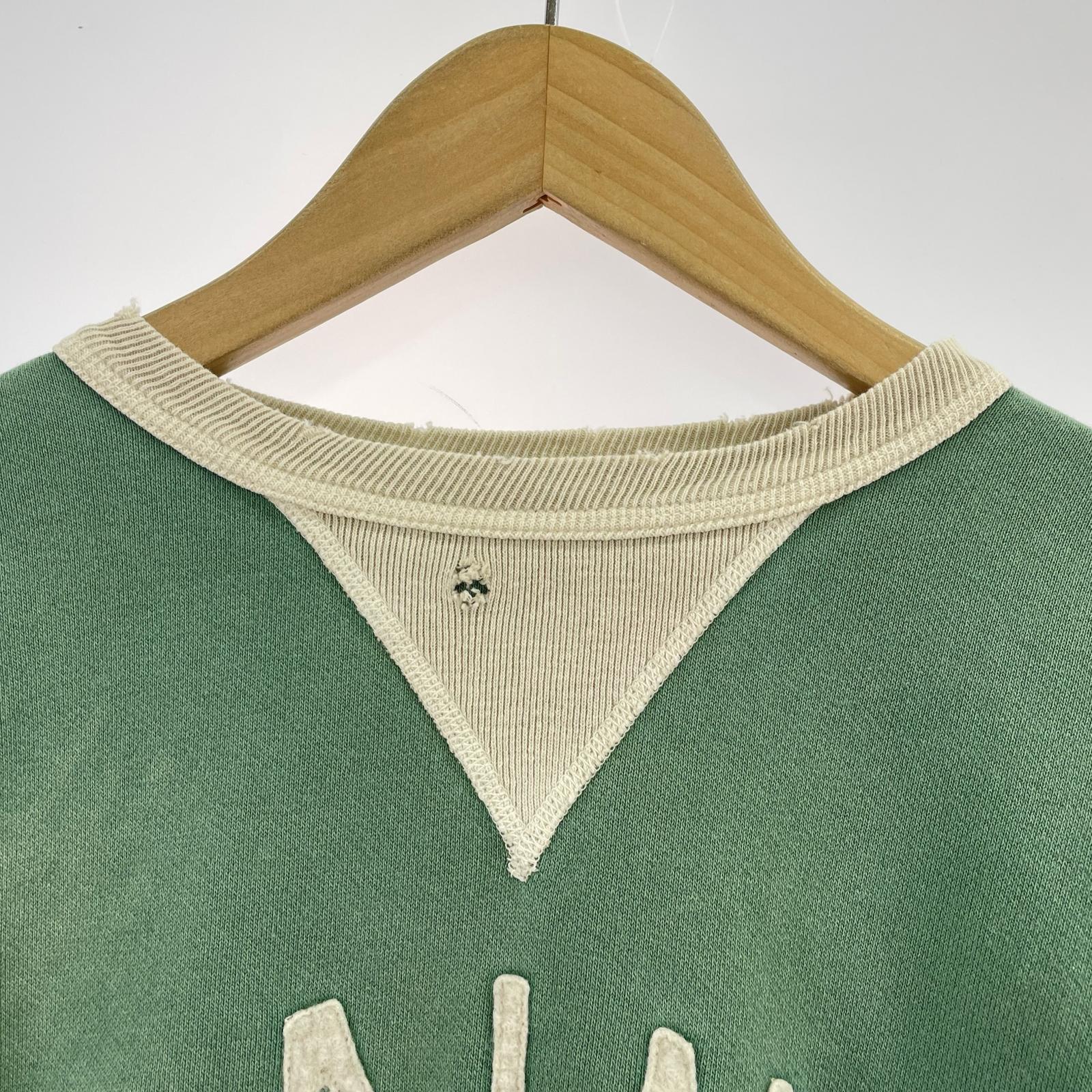 スウェット 22SS/FELT Patch/S/グリ-ン/SM-S22-0000-040 S グリーン