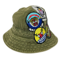 ハット EU PATCHES BUCKET HAT
