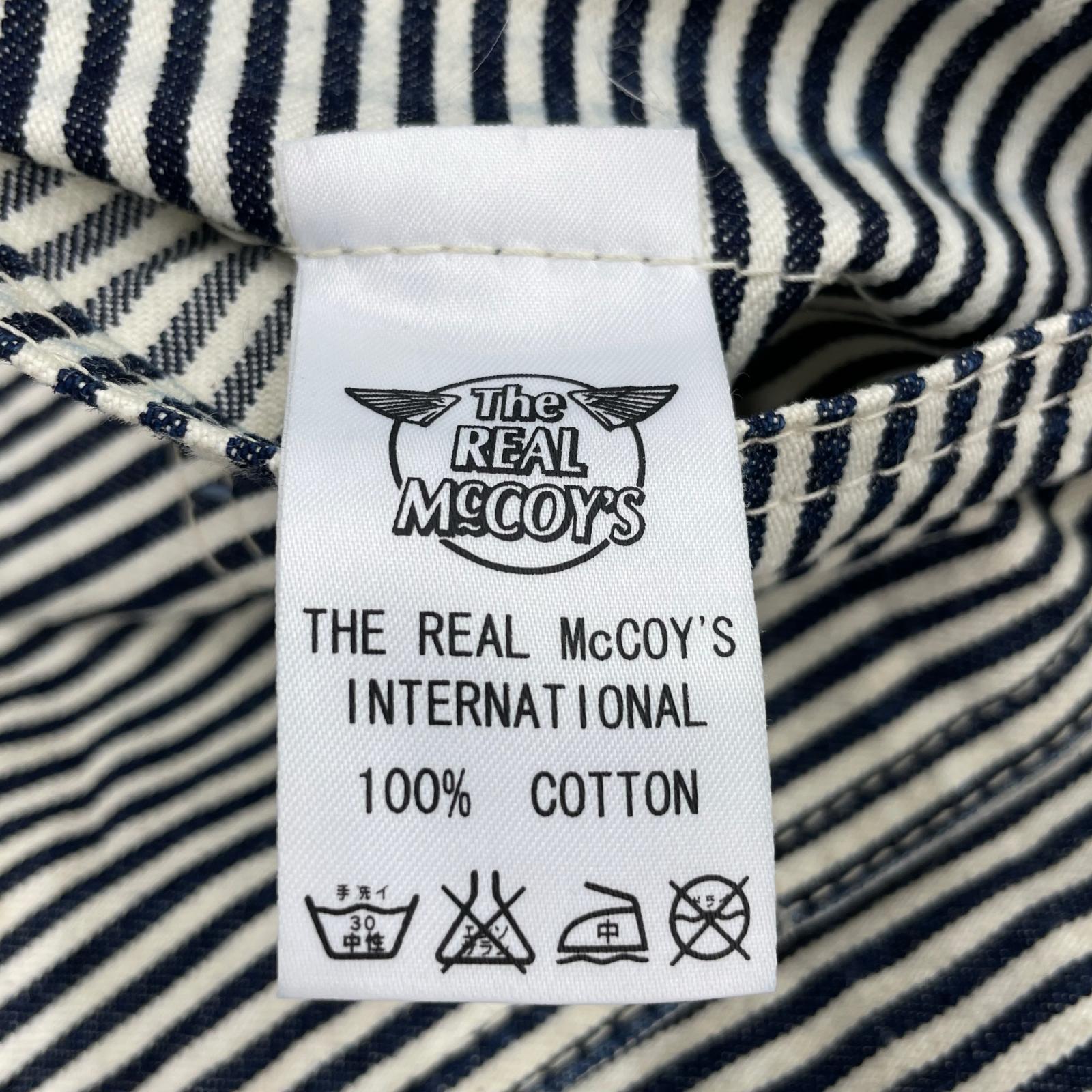 ショートパンツ LOT746 ヒッコリー インディゴ 白 (36)