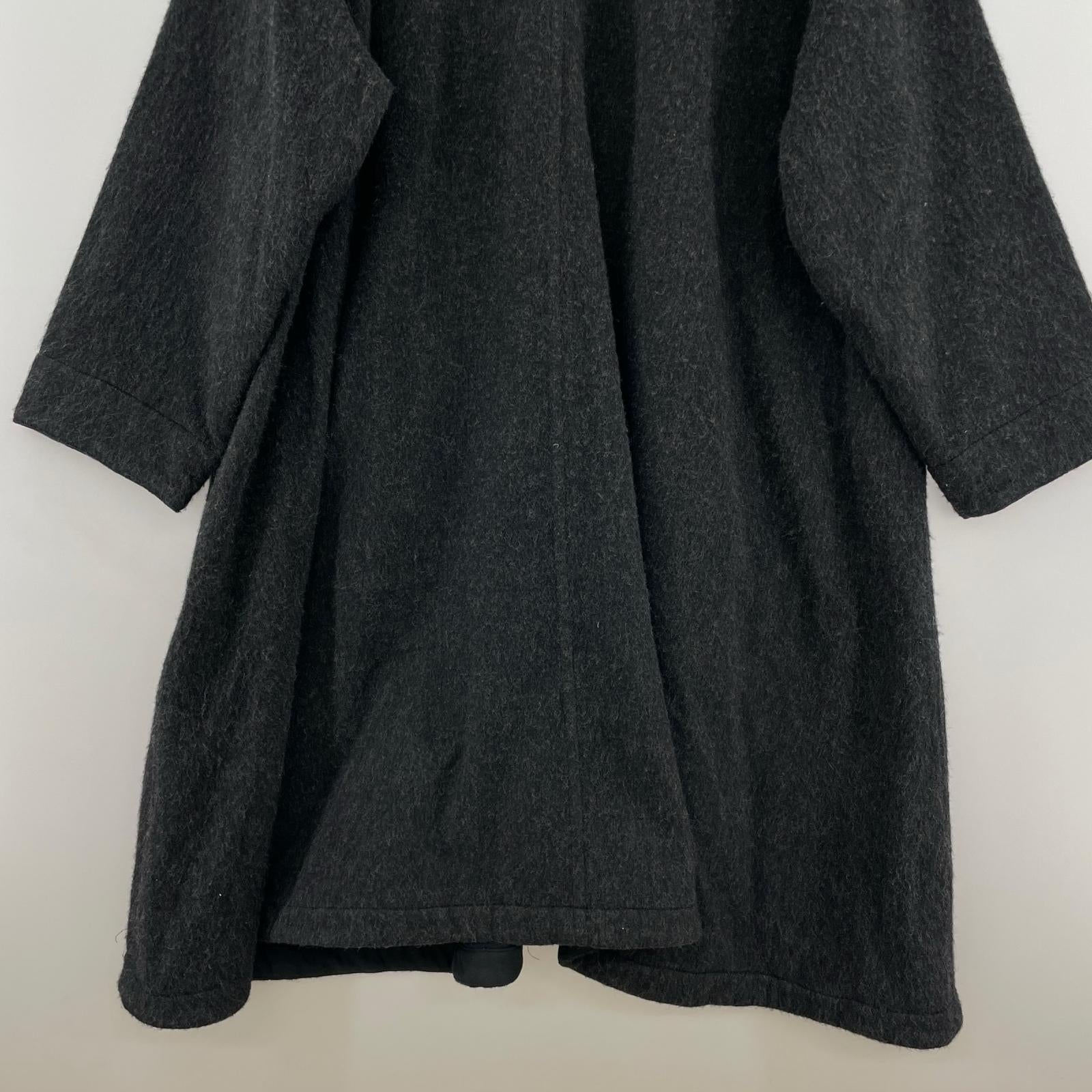 ジャケット Wool&Gauze Swing Cort グレー (2)
