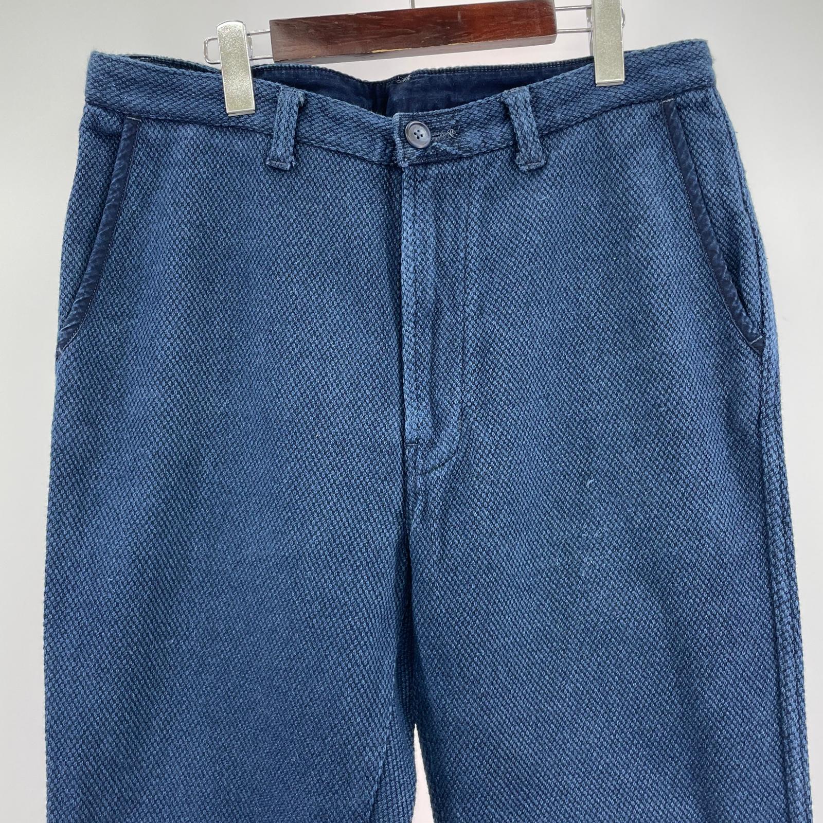 パンツ KENDO CROPPED SLIM PANTS インディゴ (XL)