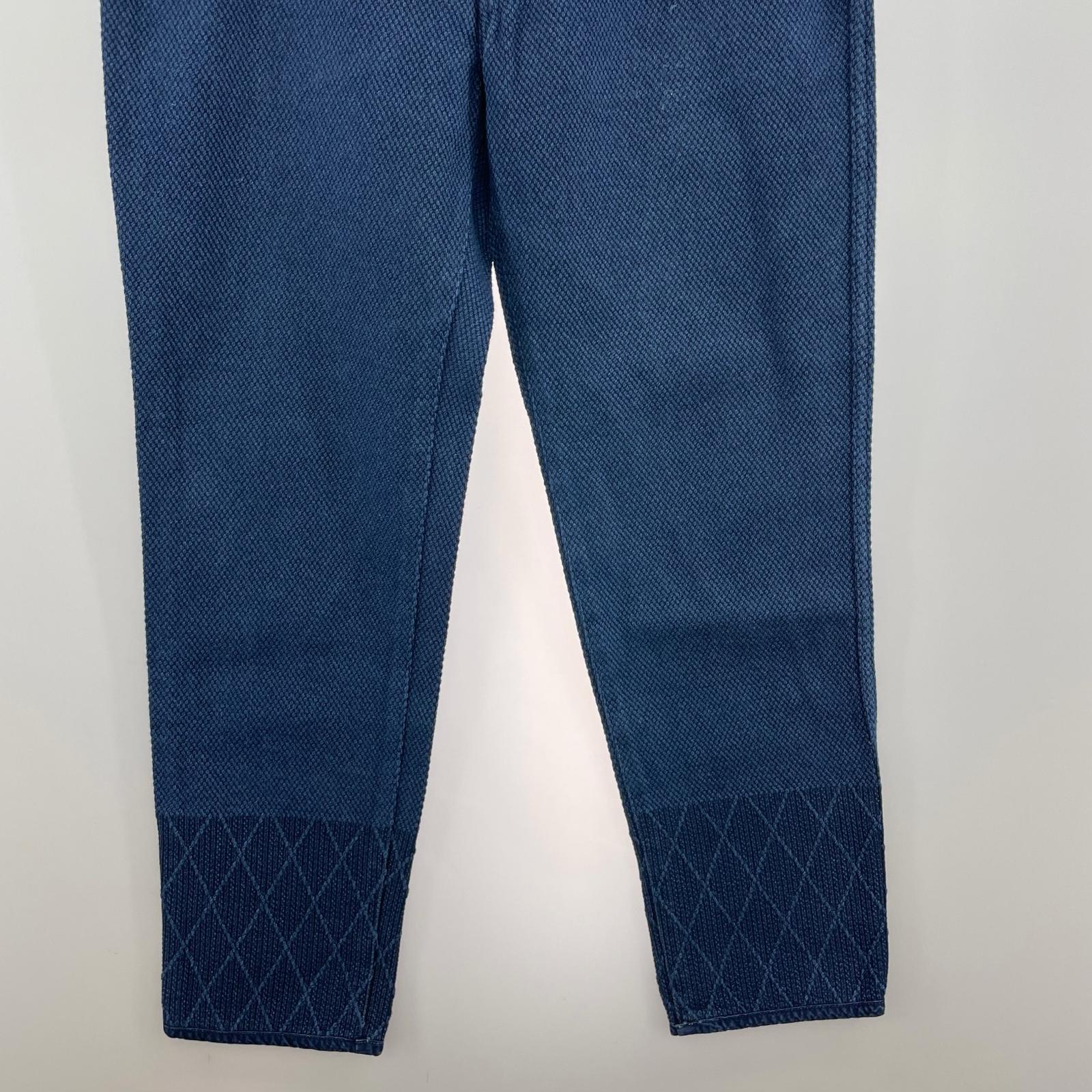 パンツ KENDO CROPPED SLIM PANTS インディゴ (XL)