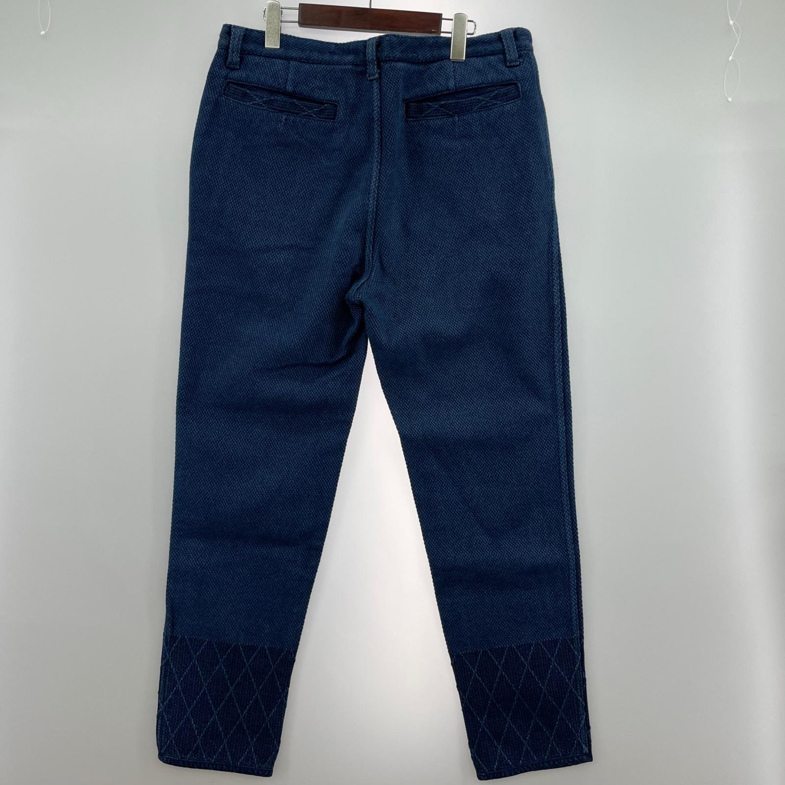 パンツ KENDO CROPPED SLIM PANTS インディゴ (XL)