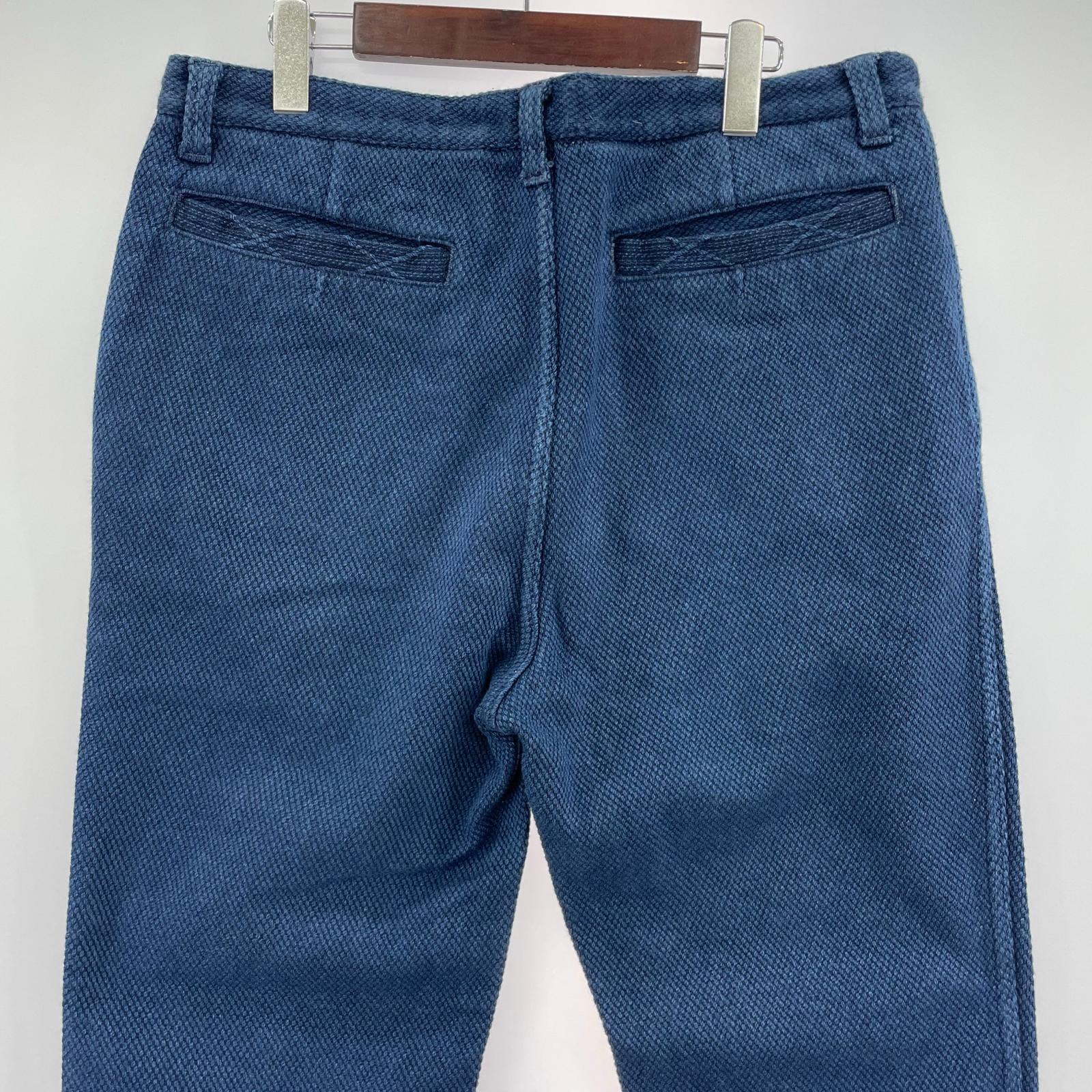 パンツ KENDO CROPPED SLIM PANTS インディゴ (XL)