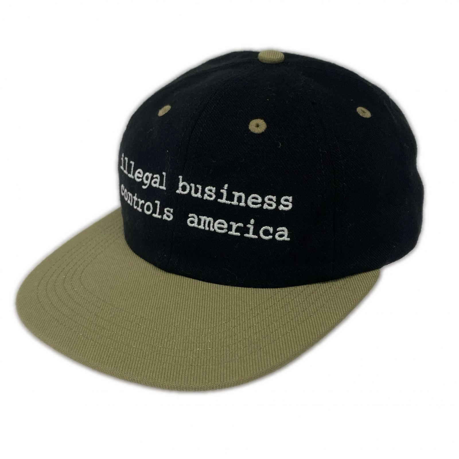 キャップ 16AW 2-Tone Illegal Business 6-Panel ブラック