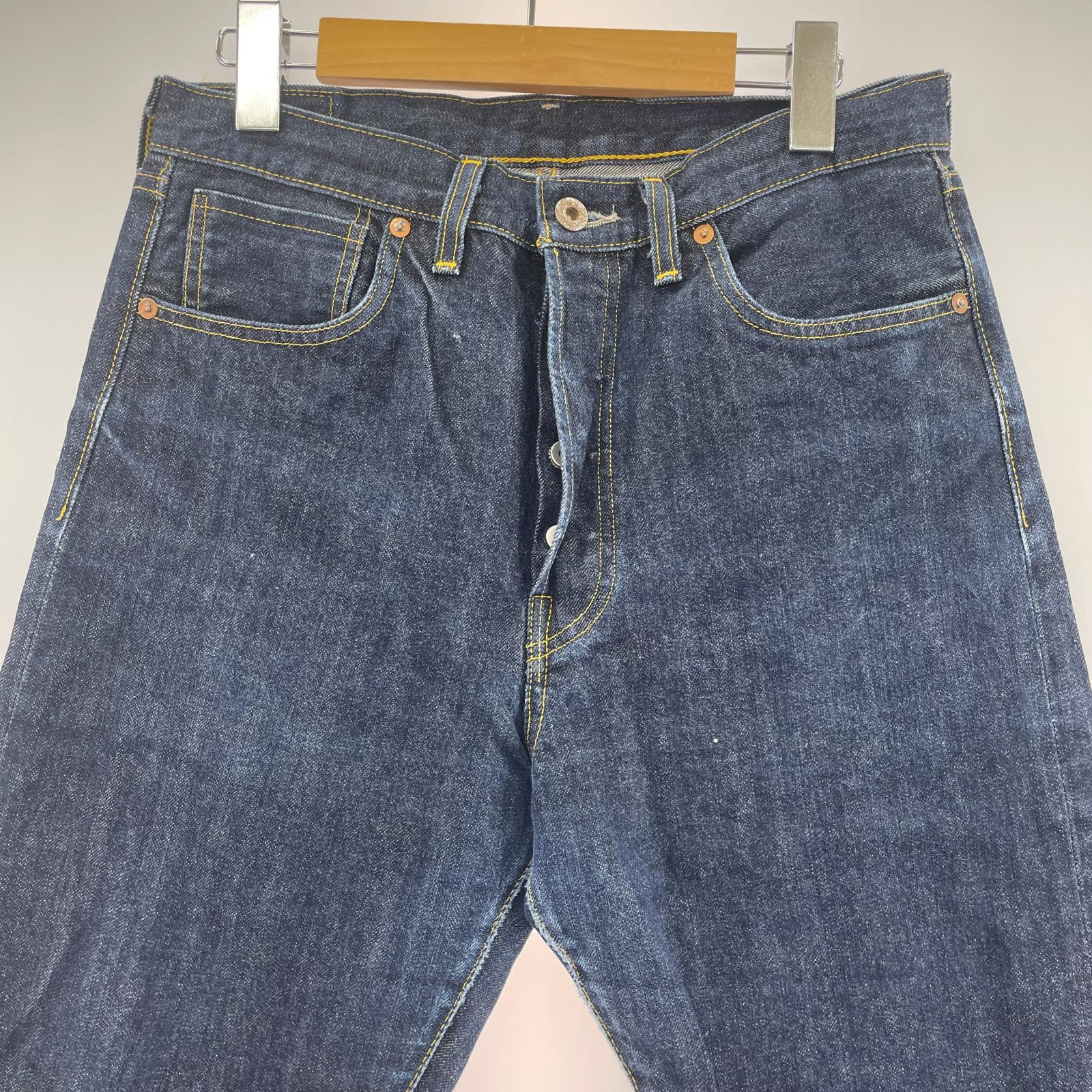 デニムパンツ S501XX 大戦復刻 W33 33 ネイビー
