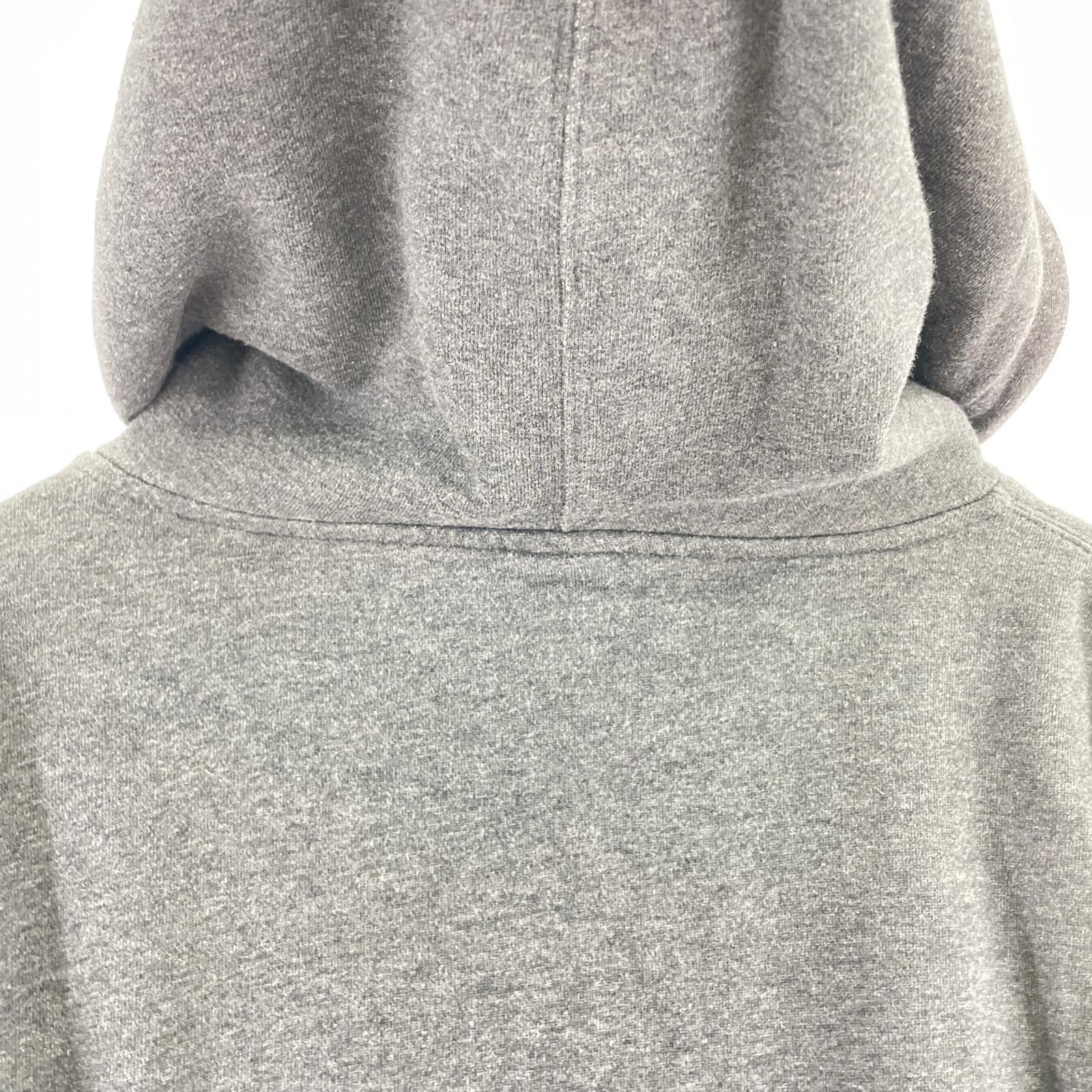 パーカー STUSSY 00s 刺繍ロゴ スウェットプルオーバーパーカー (XL) グレー