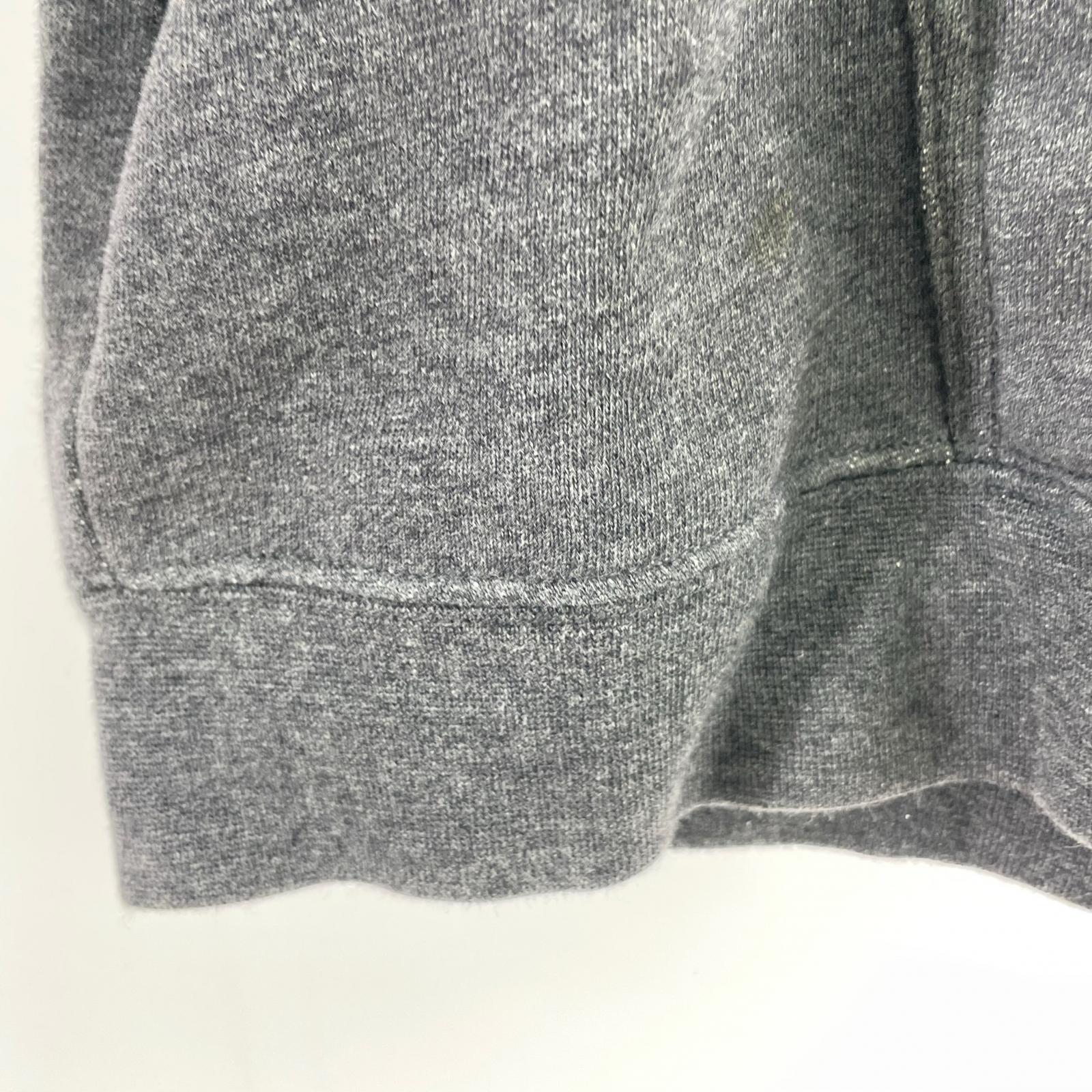 パーカー STUSSY 00s 刺繍ロゴ スウェットプルオーバーパーカー (XL) グレー