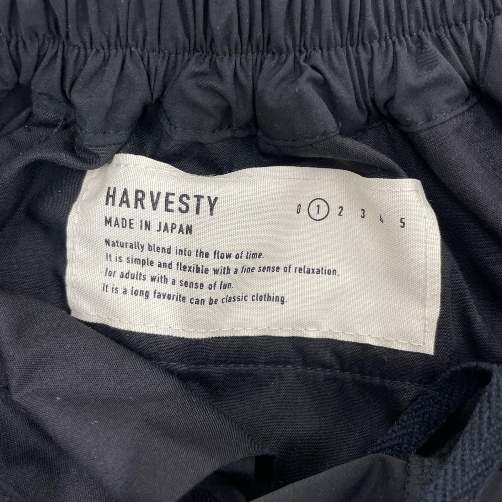 パンツ HARVESTY ソロテックス トラベルパンツ 黒 (1) 1 ブラック