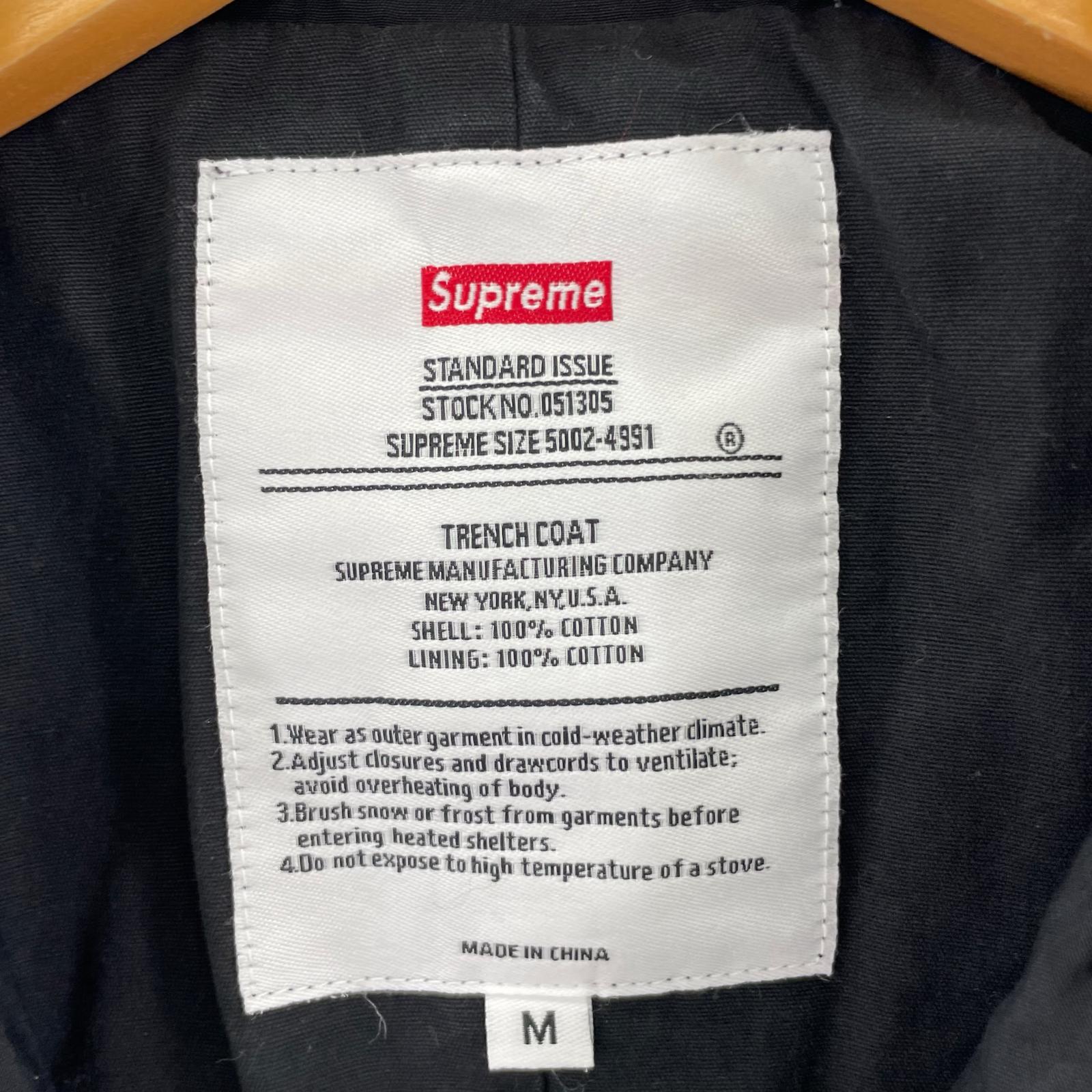 ジャケット 2020SS Military Trench Coat M ブラック