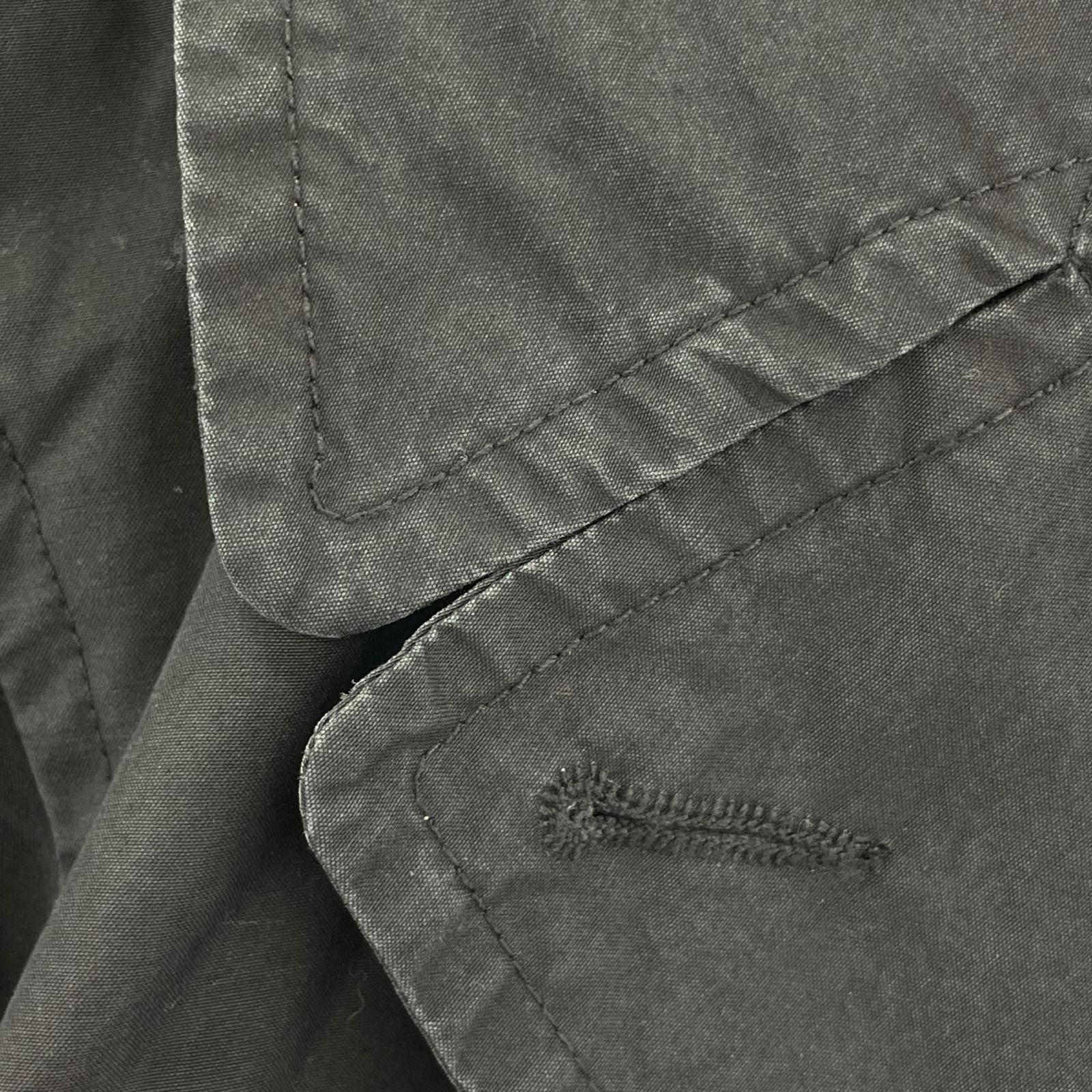 ジャケット 2020SS Military Trench Coat M ブラック