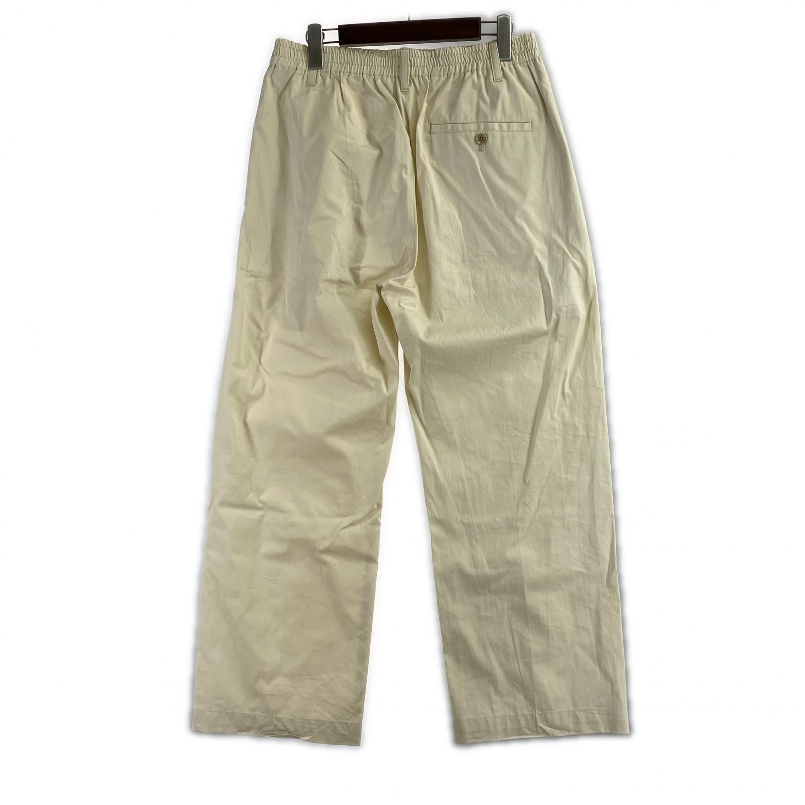 パンツ EASY PLEATED PANTS 44 ベージュ 44 ベージュ