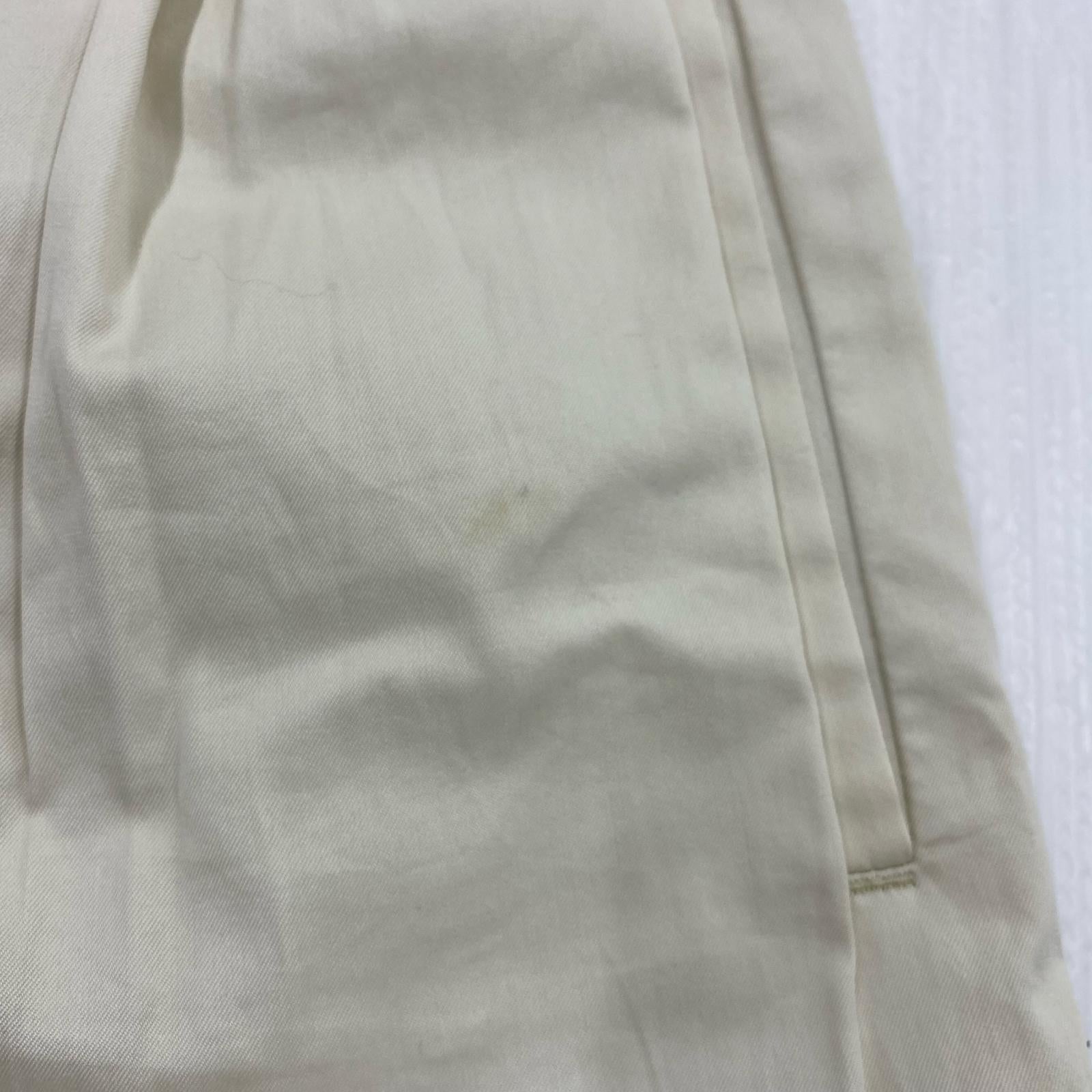パンツ EASY PLEATED PANTS 44 ベージュ 44 ベージュ