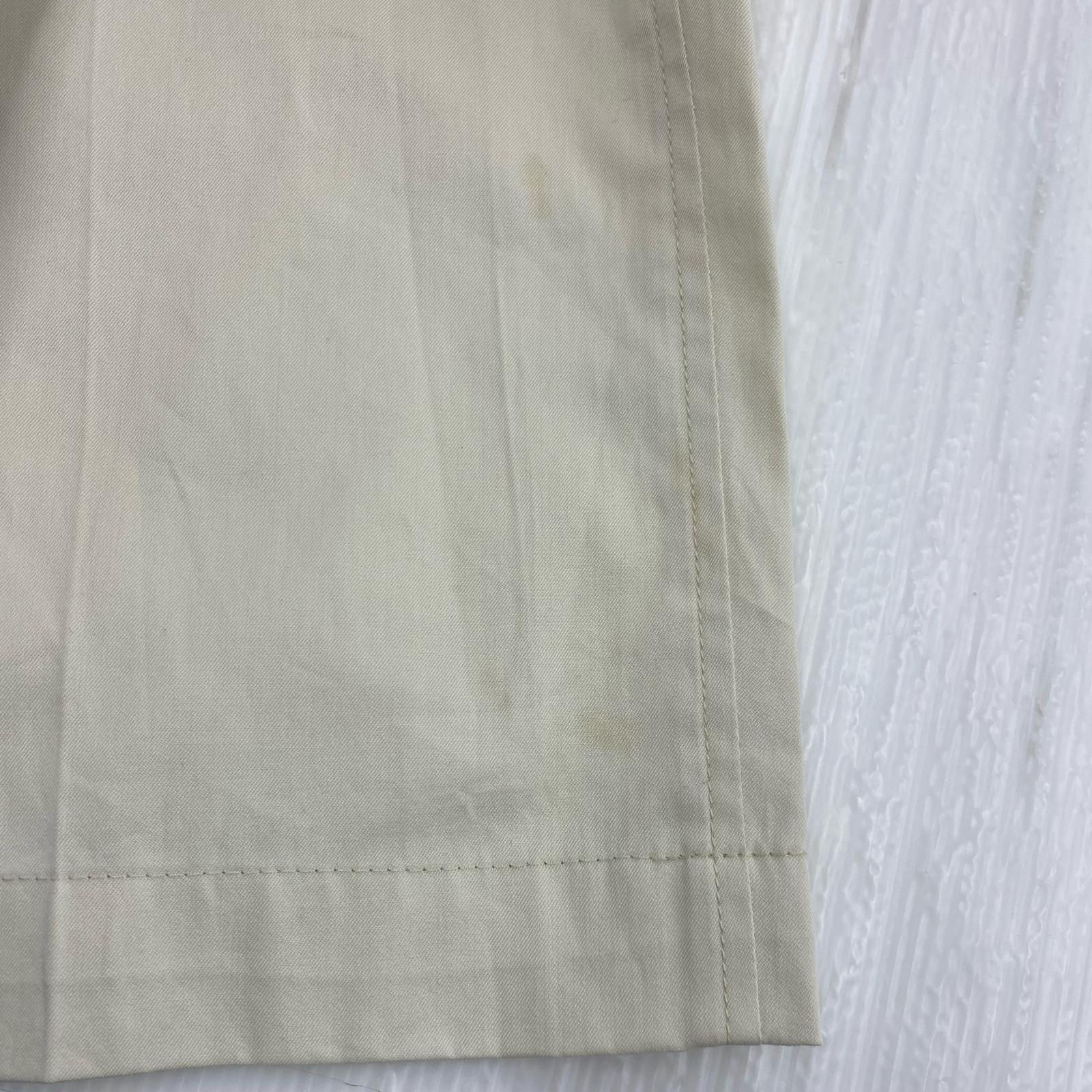 パンツ EASY PLEATED PANTS 44 ベージュ 44 ベージュ