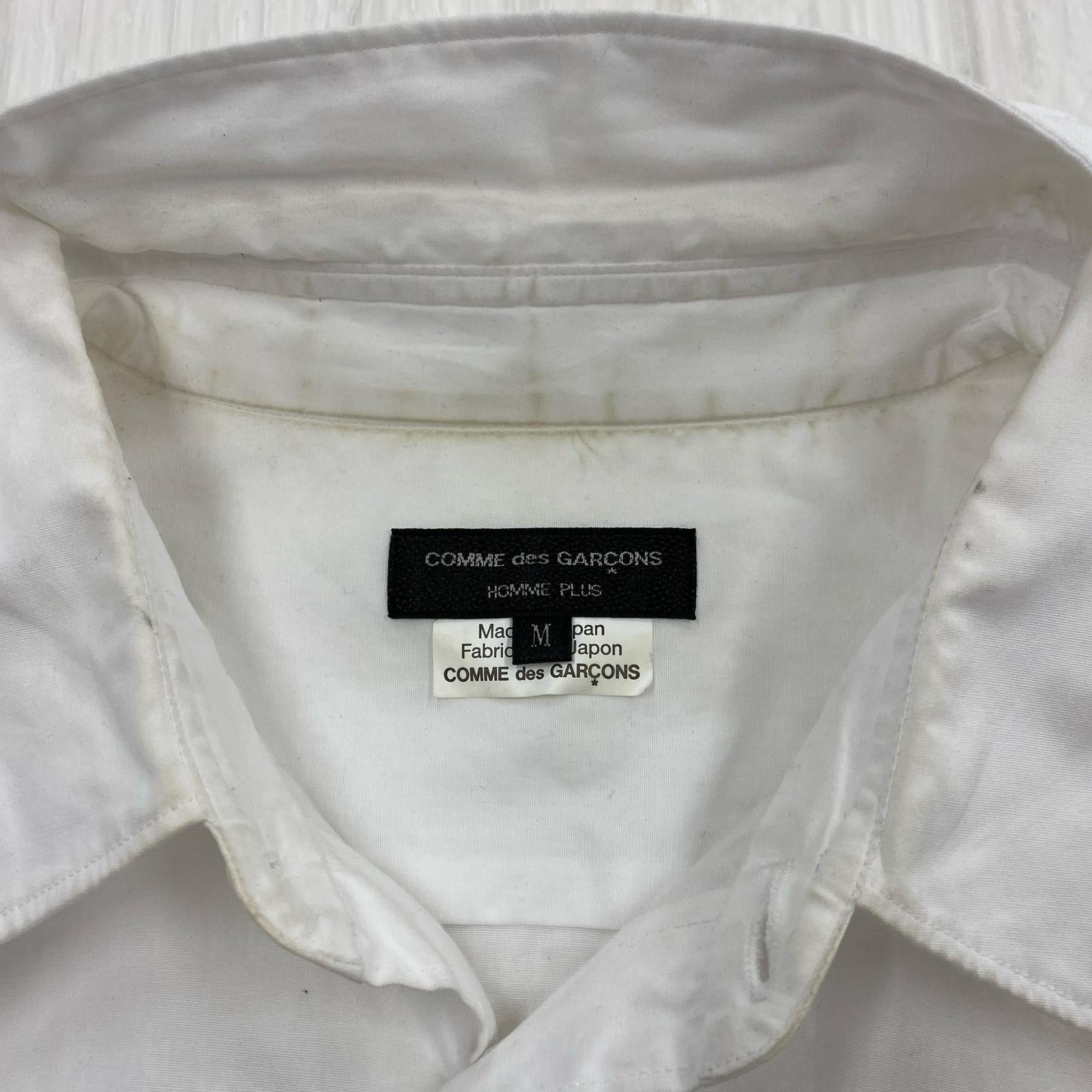 長袖シャツ 19AW HOMME PLUS M ホワイト M ホワイト