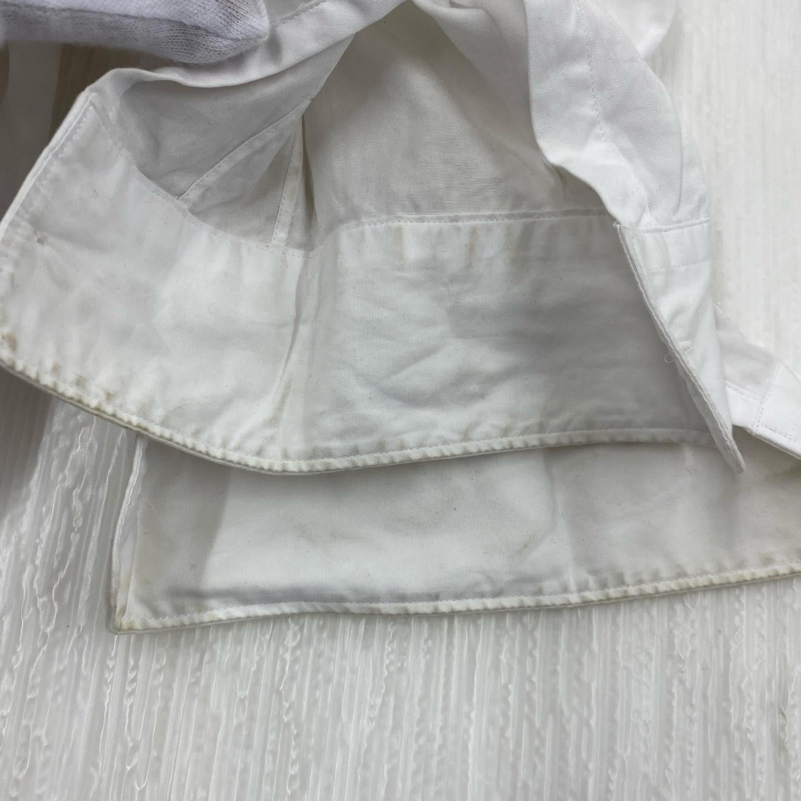 長袖シャツ 19AW HOMME PLUS M ホワイト M ホワイト