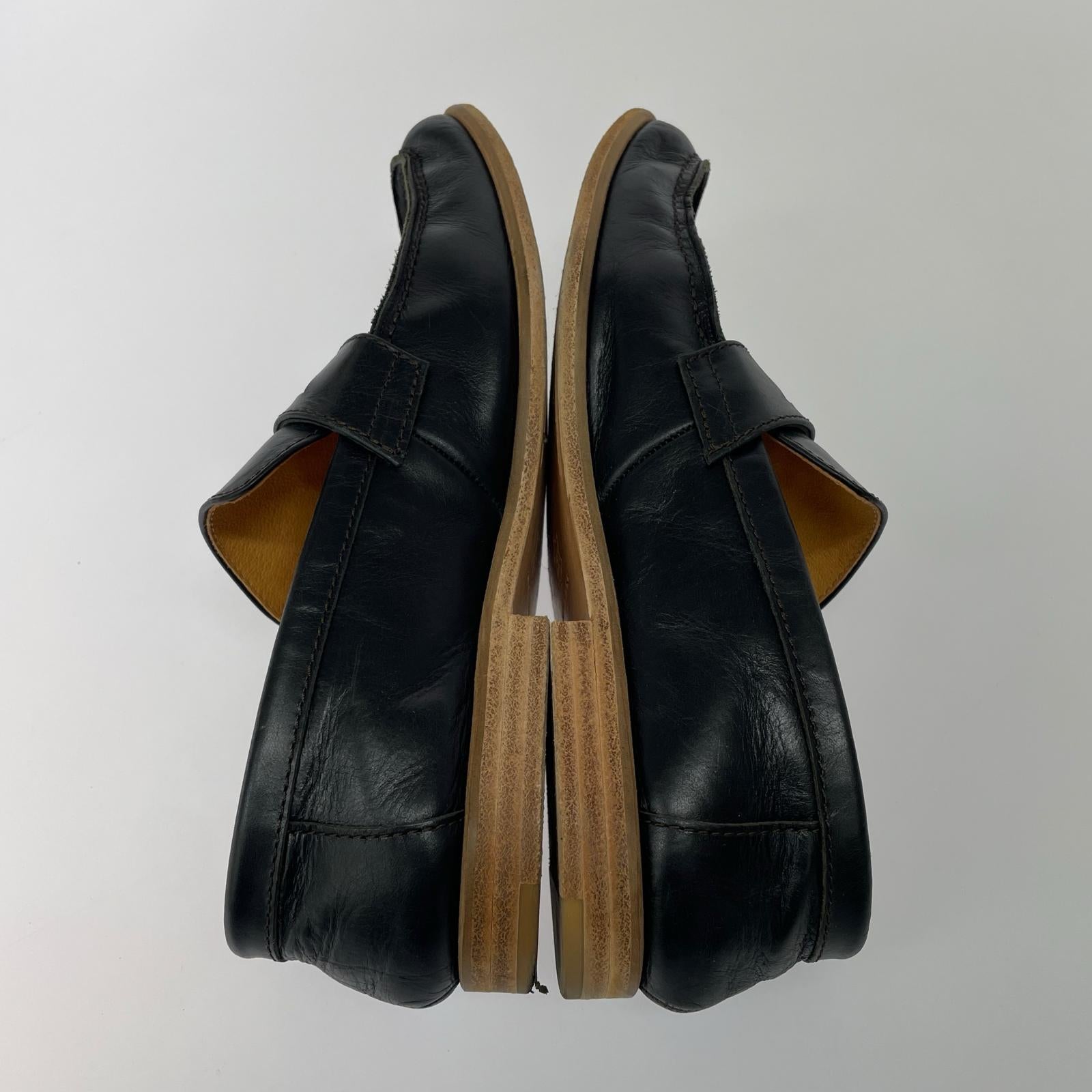 シューズ ARCOLLETTA PADOVA コインローファー 黒 40 ブラック