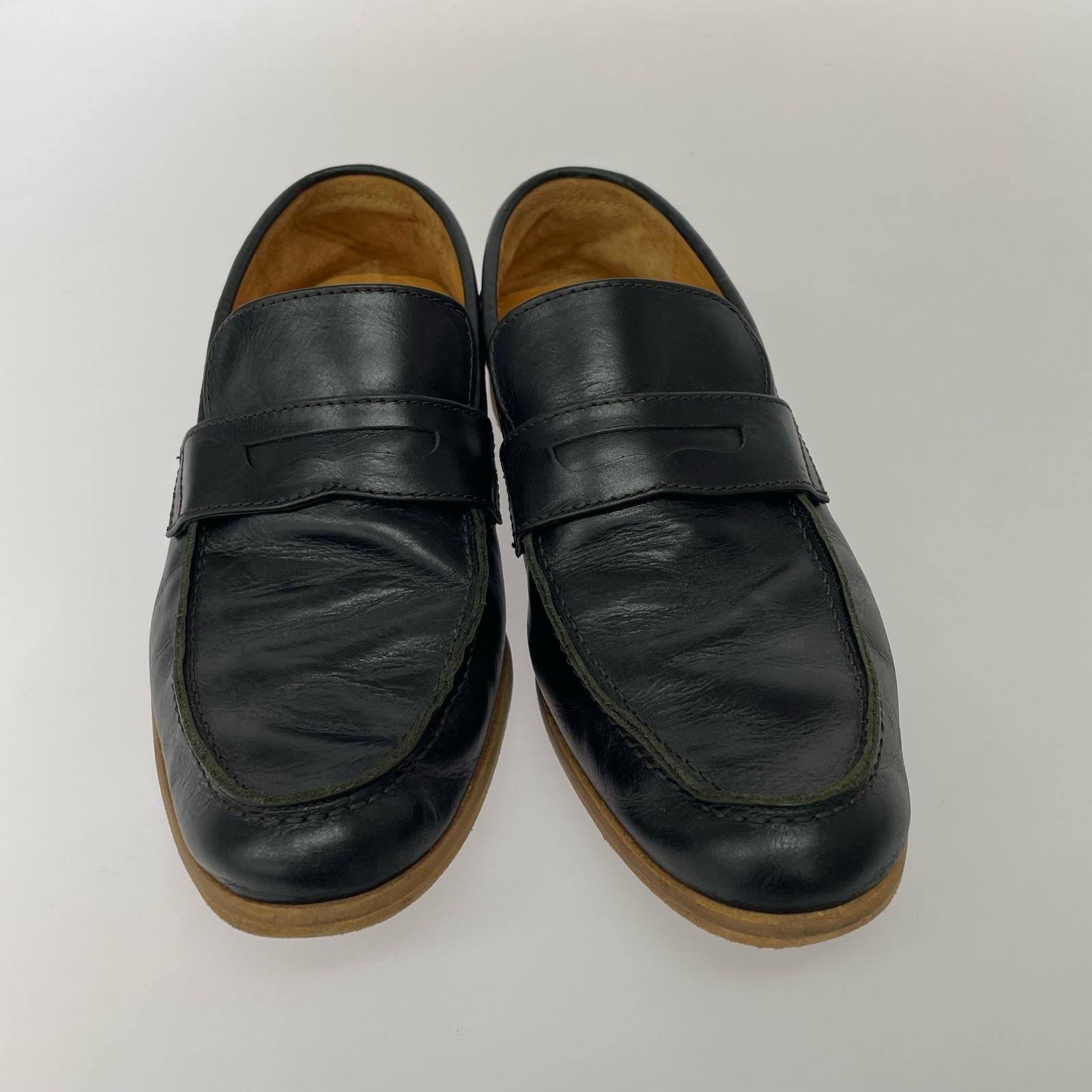 シューズ ARCOLLETTA PADOVA コインローファー 黒 40 ブラック