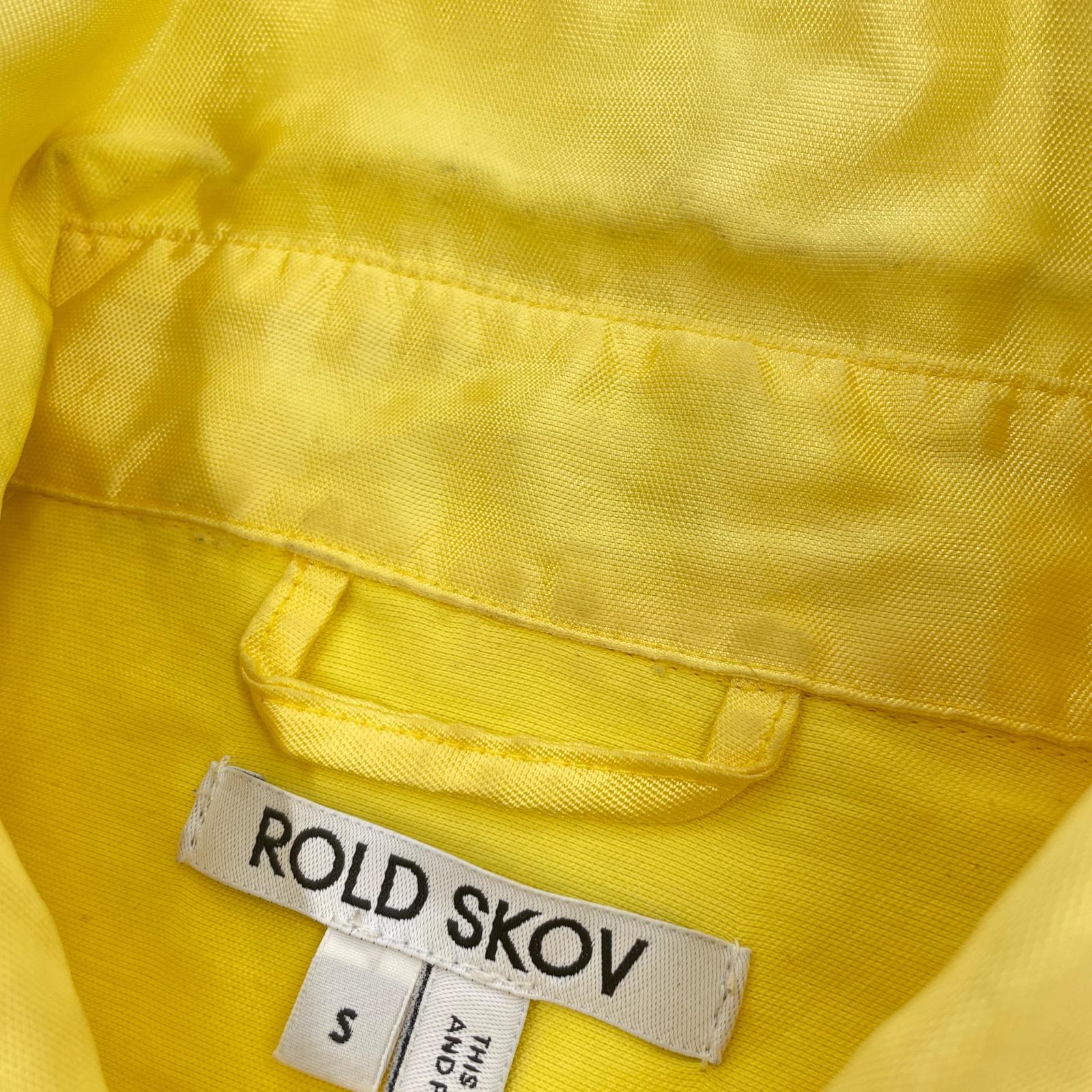 長袖シャツ ROLD SKOV シャインシャツ S イエロー S イエロー