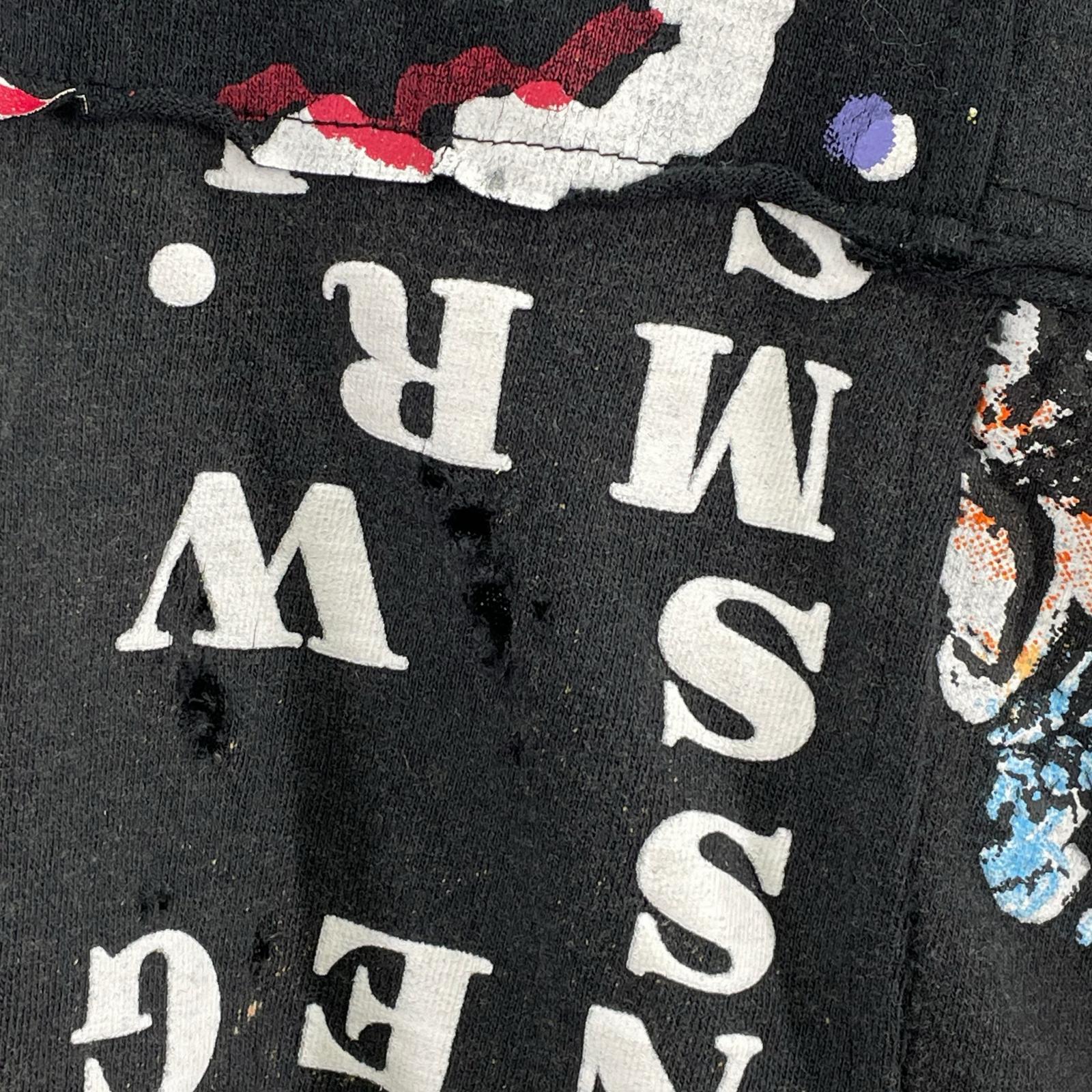 長袖Tシャツ ZAC VARGAS 解体再構築 リメイク パッチワークカットソー マルチカラー