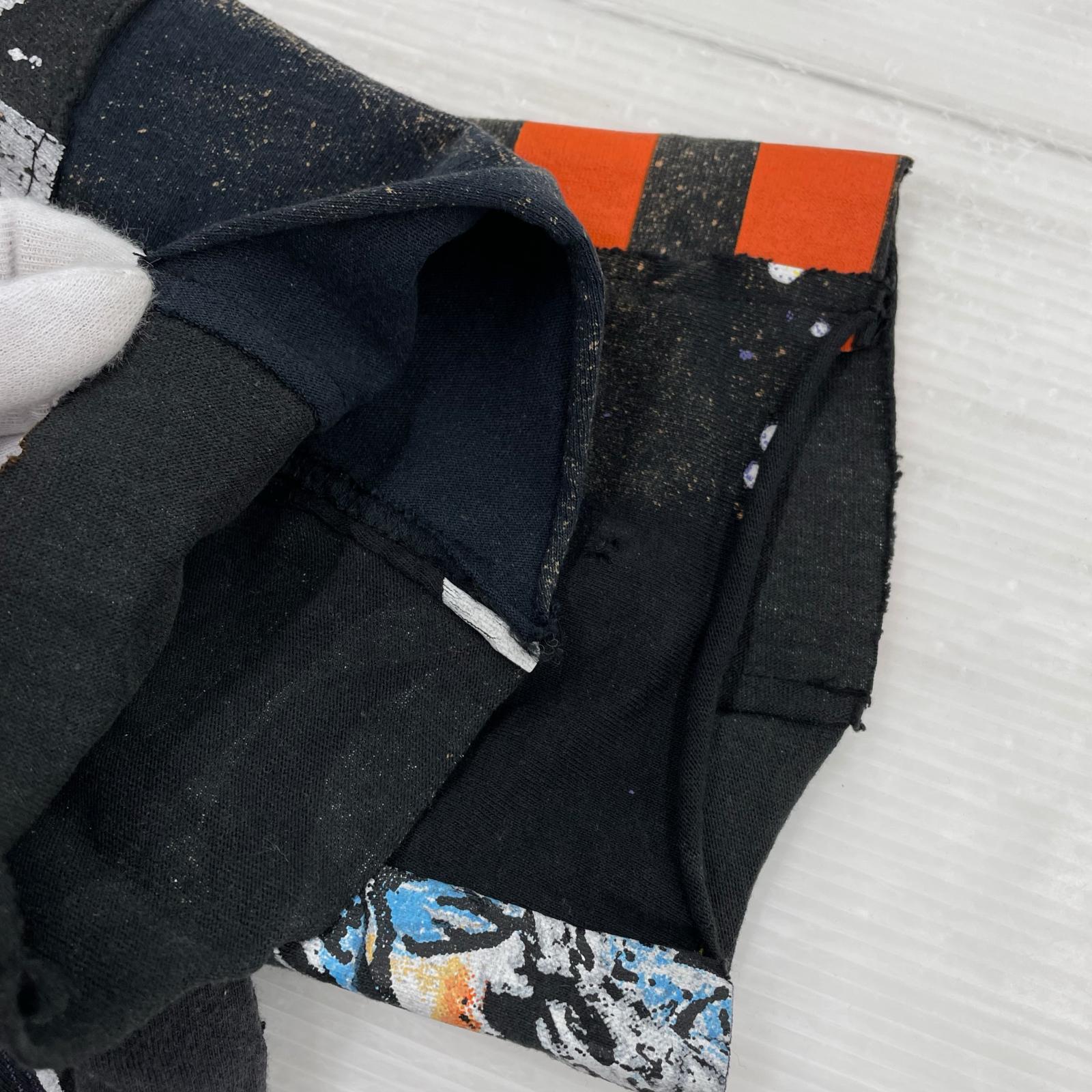長袖Tシャツ ZAC VARGAS 解体再構築 リメイク パッチワークカットソー マルチカラー