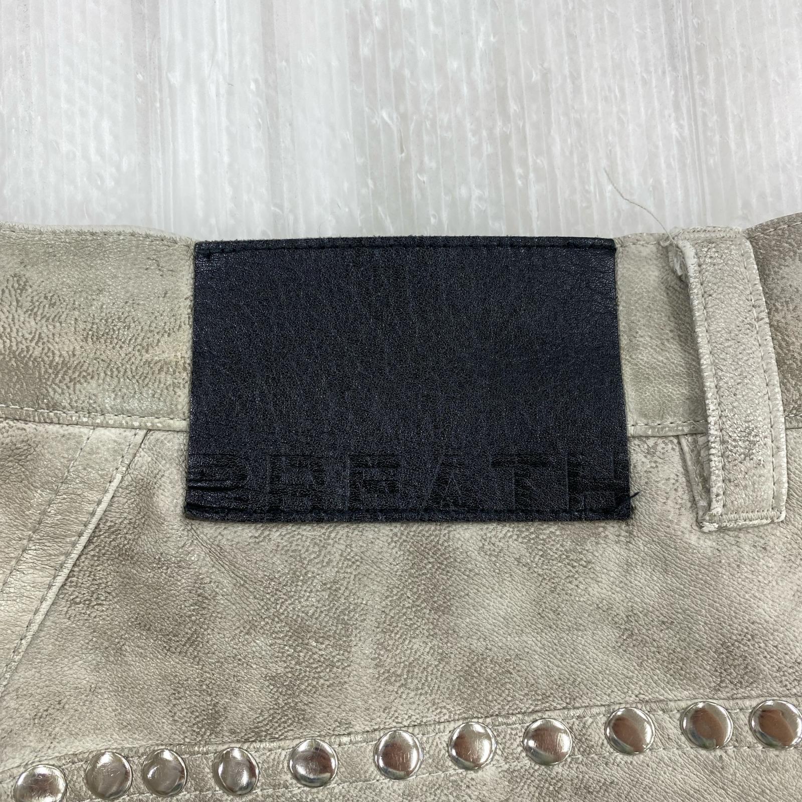 パンツ SHINE STUDS 5 POCKET PANTS グレー(W33)
