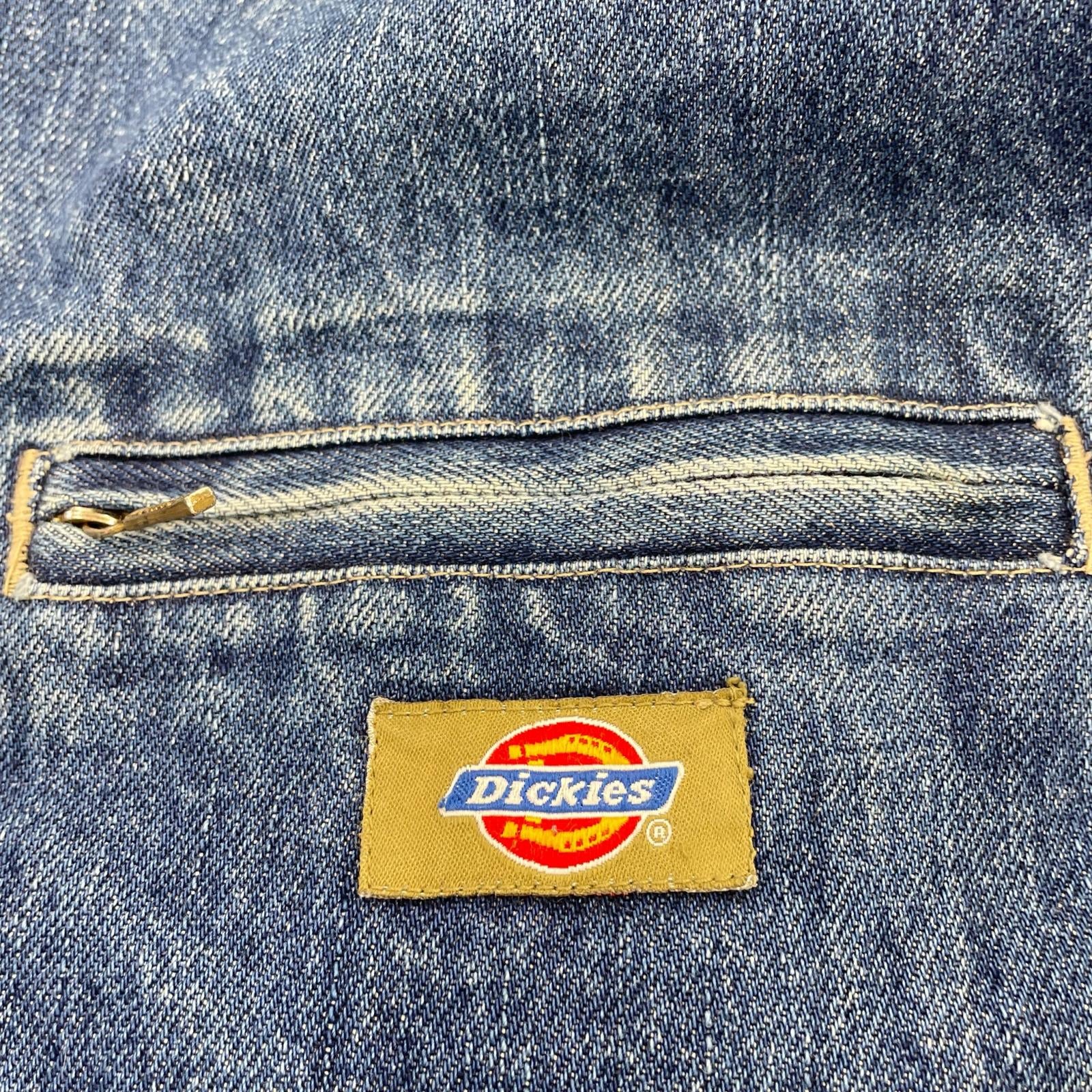 デニムジャケット 90s デトロイトジャケット ロゴワッペン L ネイビー