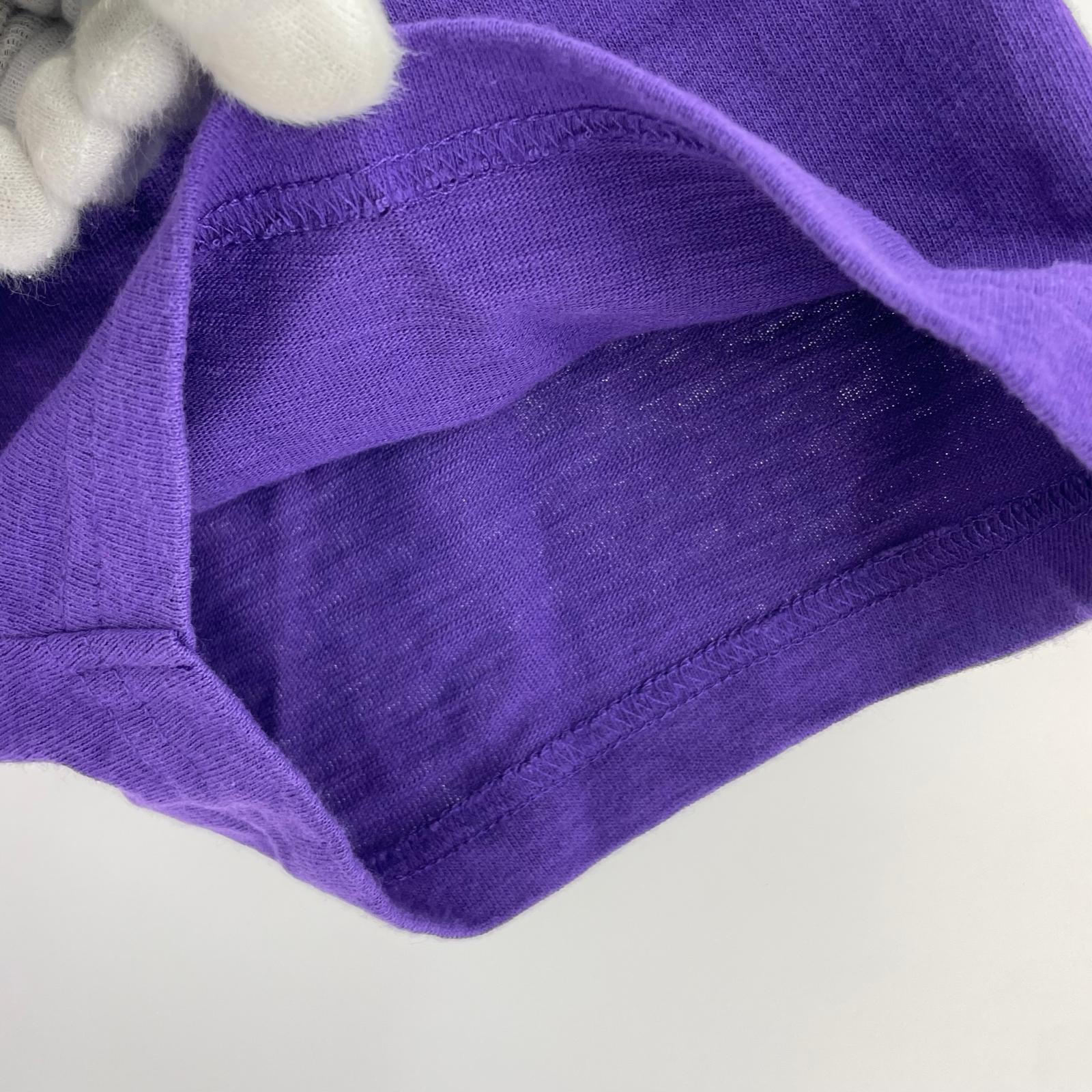 半袖Tシャツ Stencil Embroidered PUP L パープル