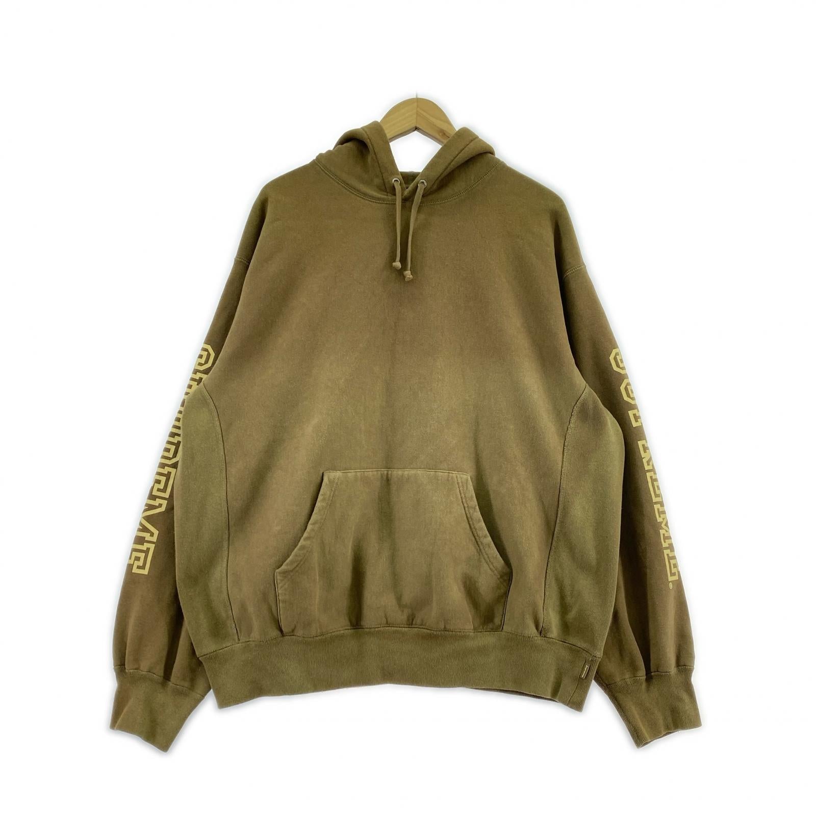 パーカー Collegiate Sleeve Hooded ブラウン M ブラウン