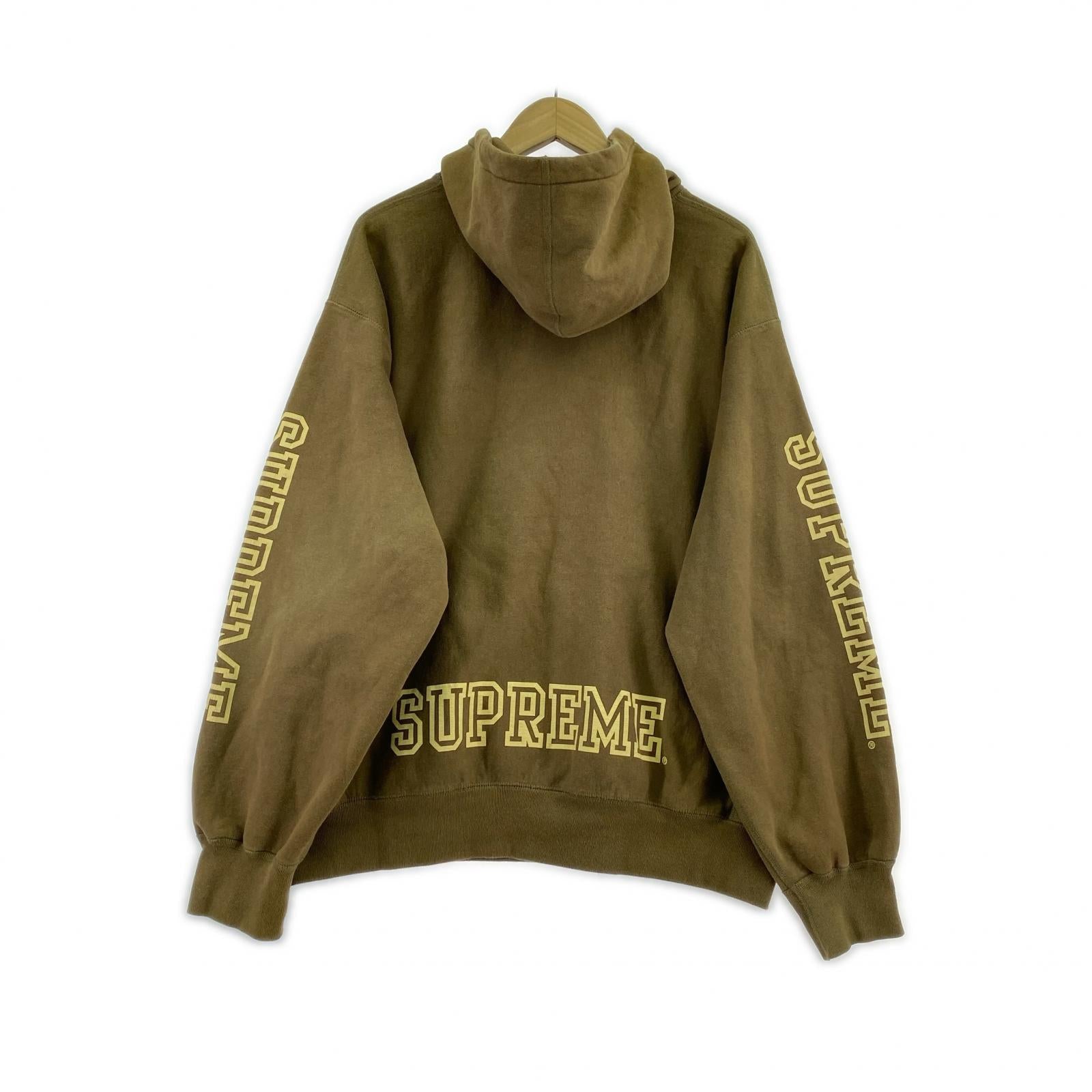 パーカー Collegiate Sleeve Hooded ブラウン M ブラウン