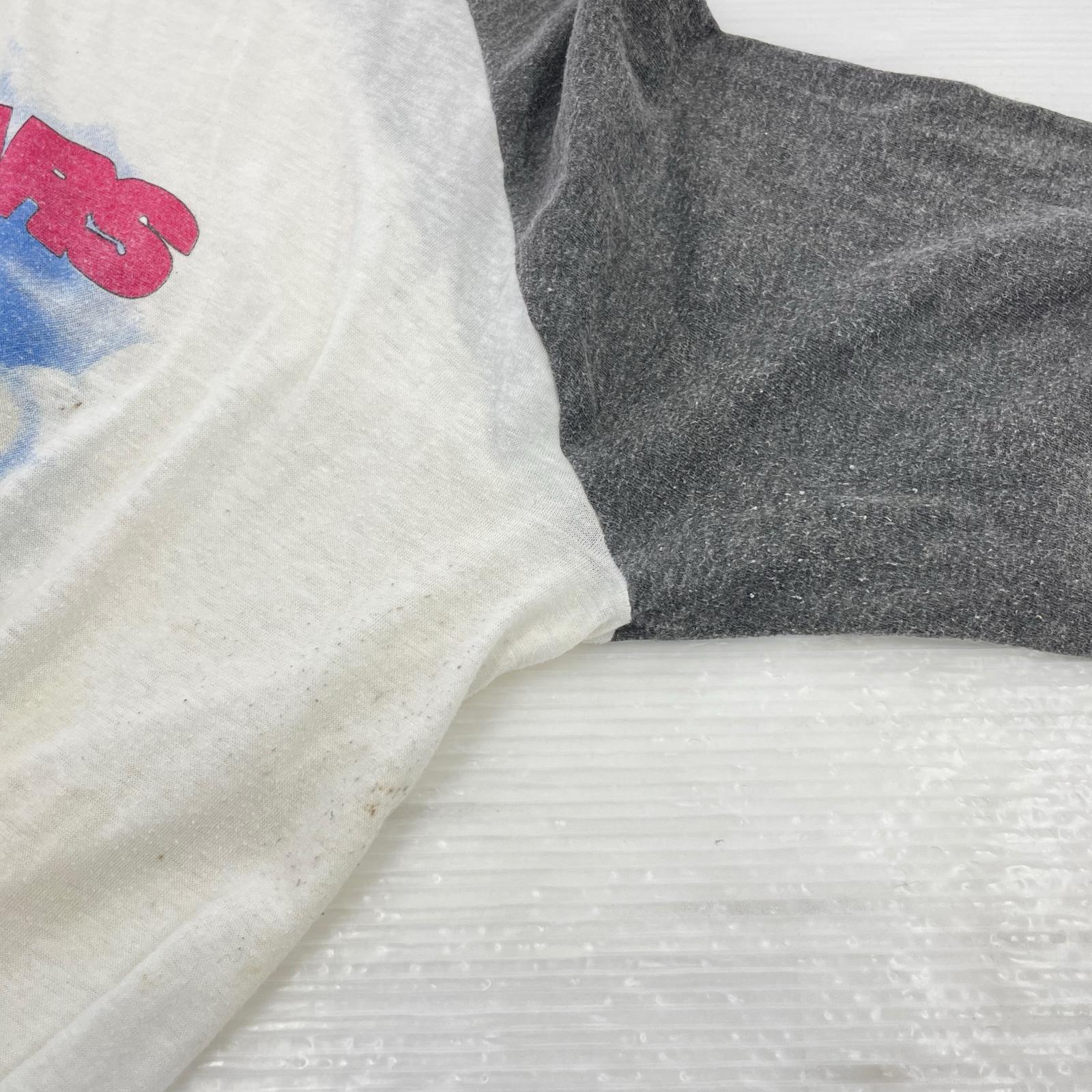 長袖Tシャツ 1984 THE CARS ラグラン ホワイト/ブラック