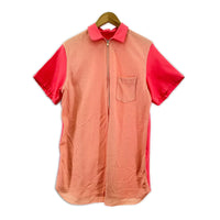 半袖シャツ SHIRT ジップアップシャツ ピンク S08099 M ピンク