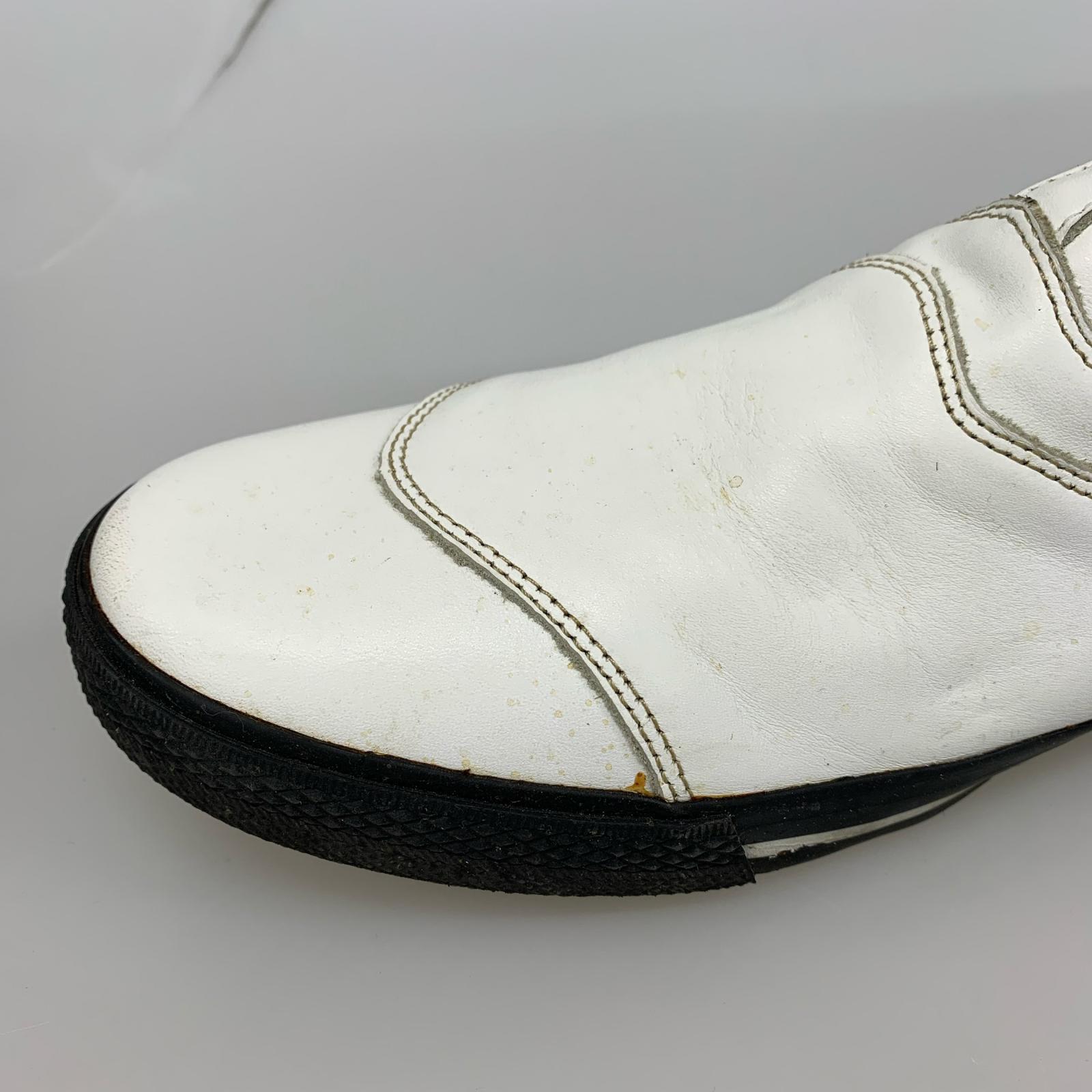 ブーツ HOMME DEUX Lewis Leathers ブーツ 白 44 44 ホワイト